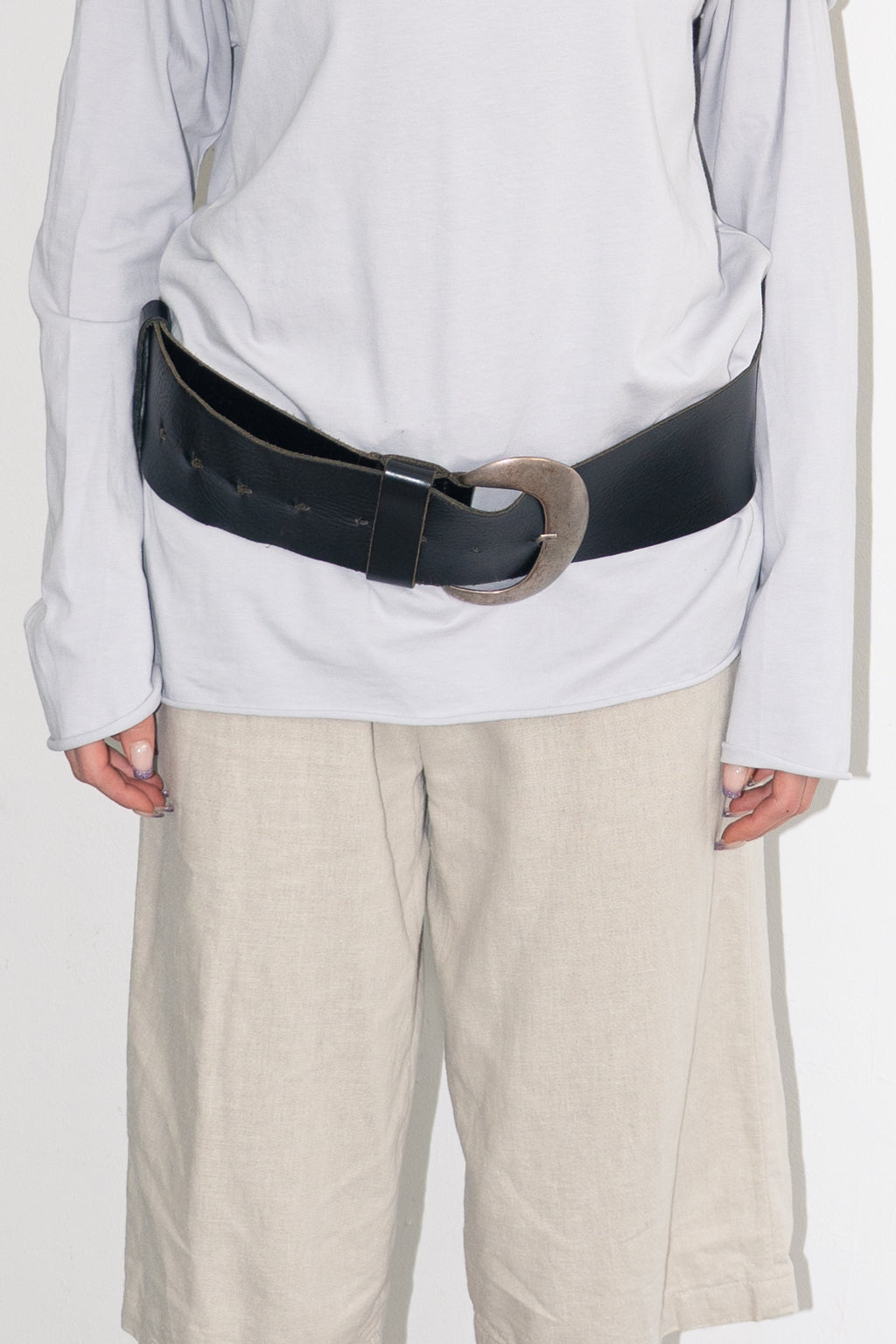 Black Leather Belt