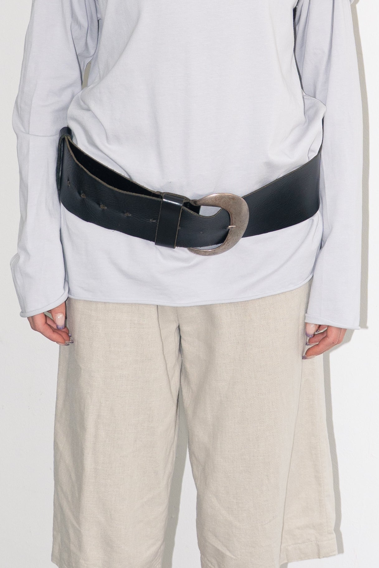 Black Leather Belt