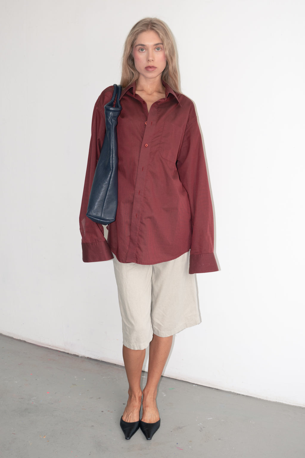Red Oversized Shirt - Size XXL