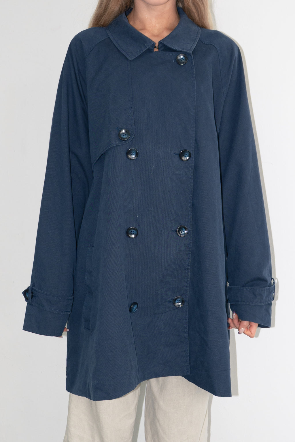 Navy Trench - Size XXXL