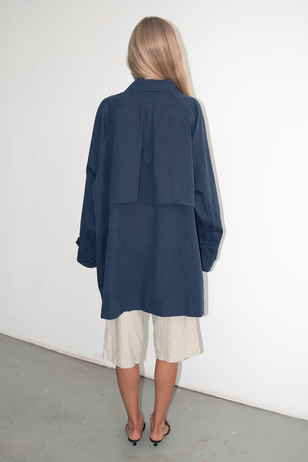 Navy Trench - Size XXXL