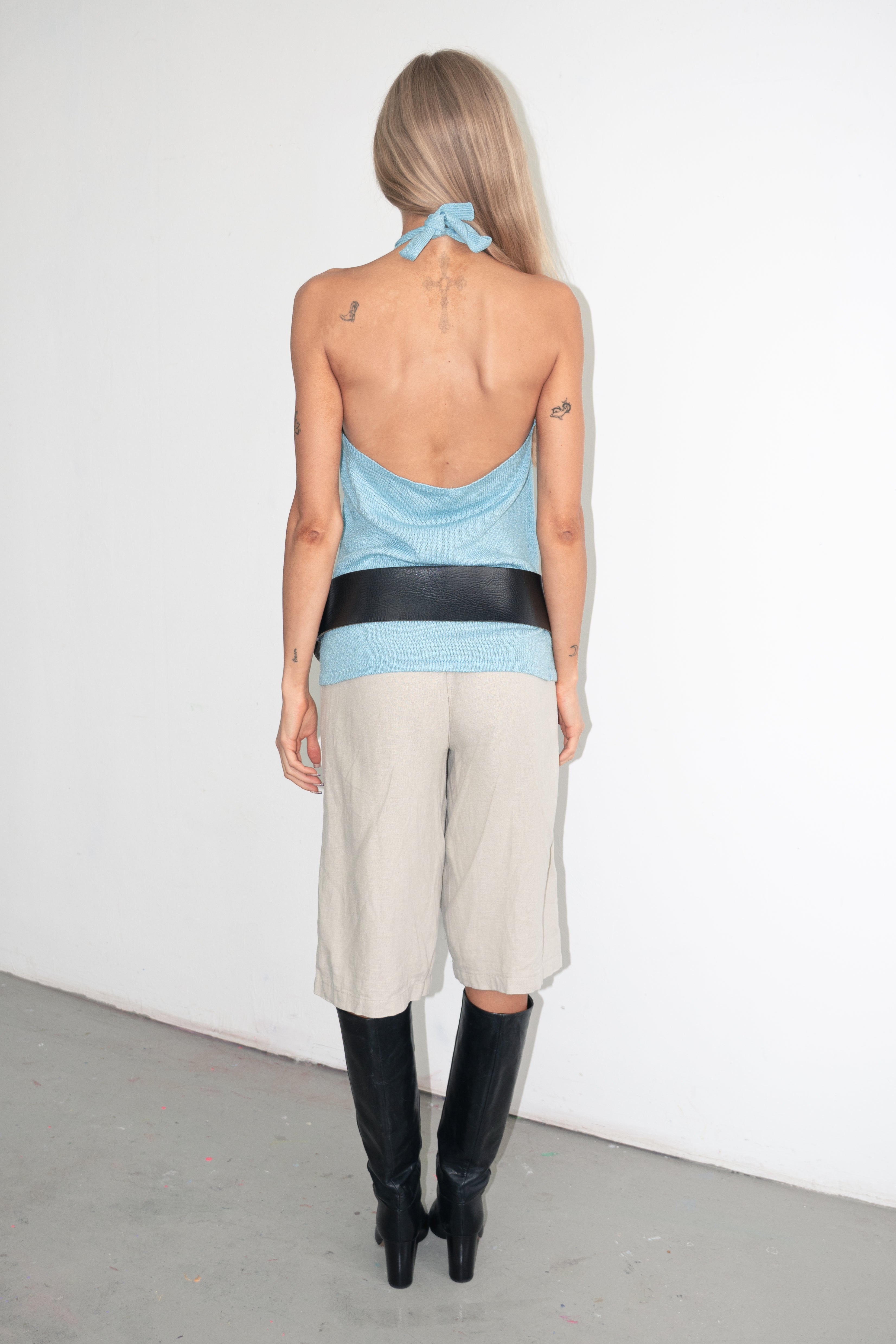 Halterneck Top Knit - Size M