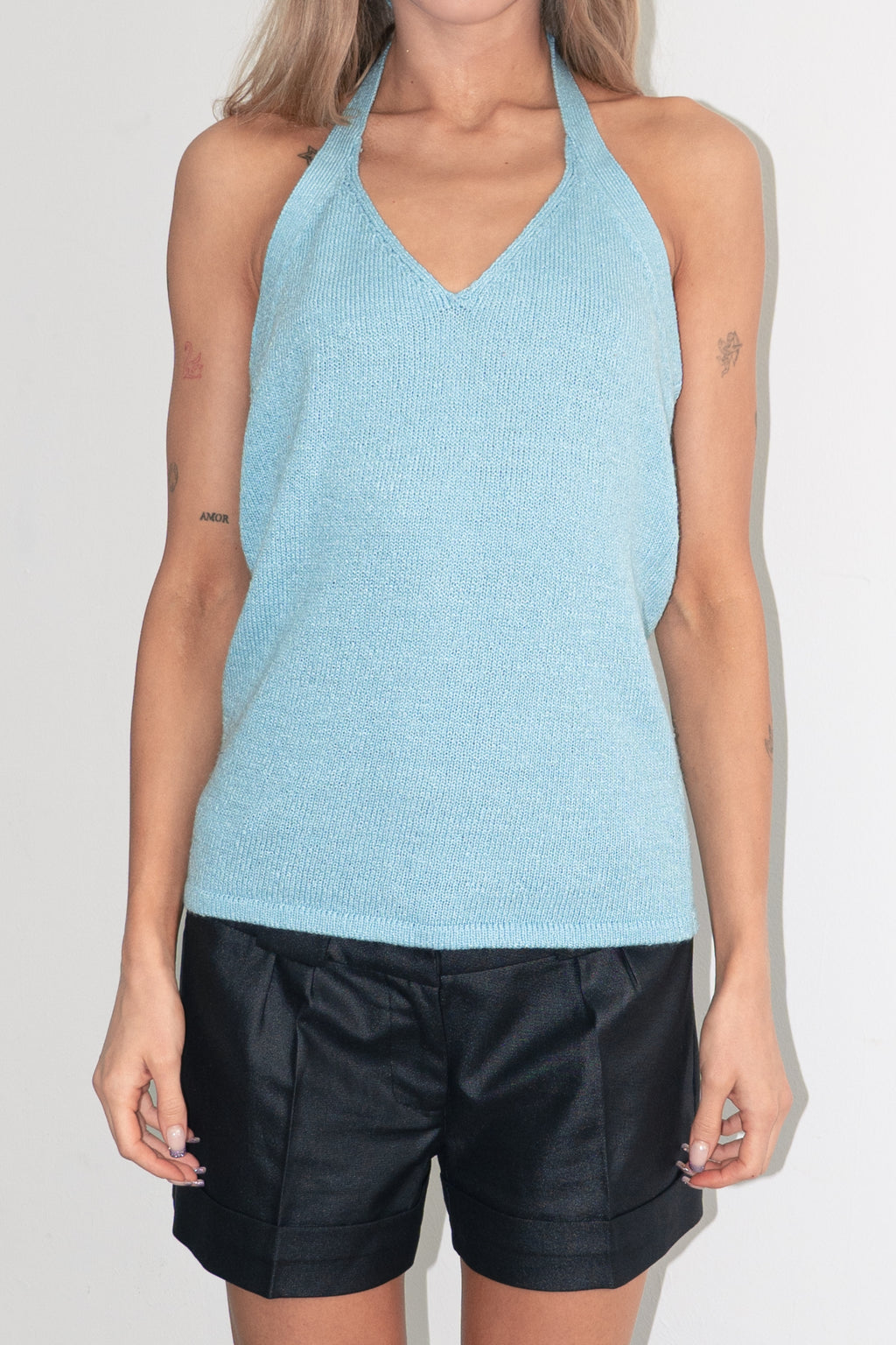 Halterneck Top Knit - Size M