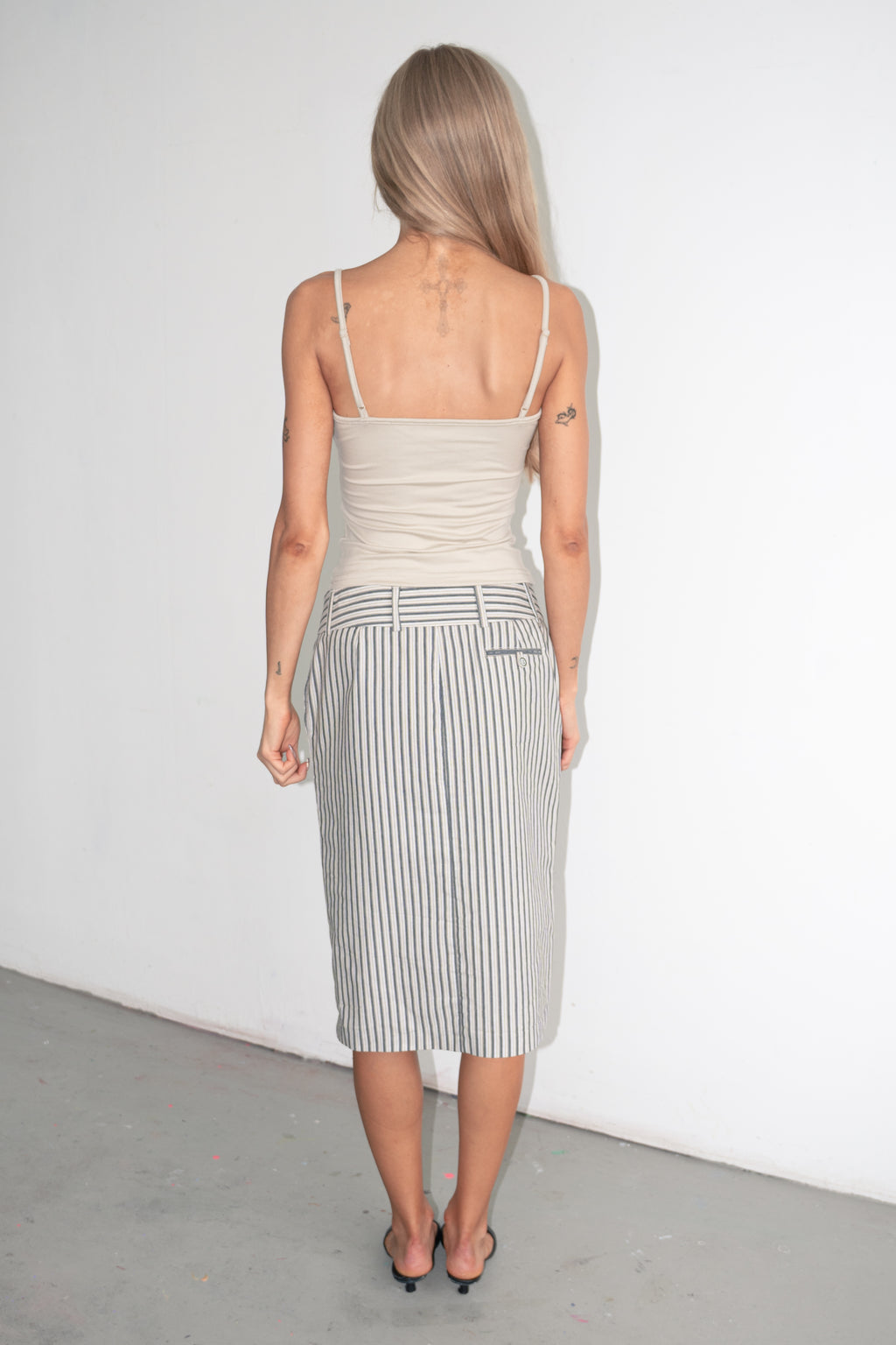 Strap Top Basic Beige - Size XS