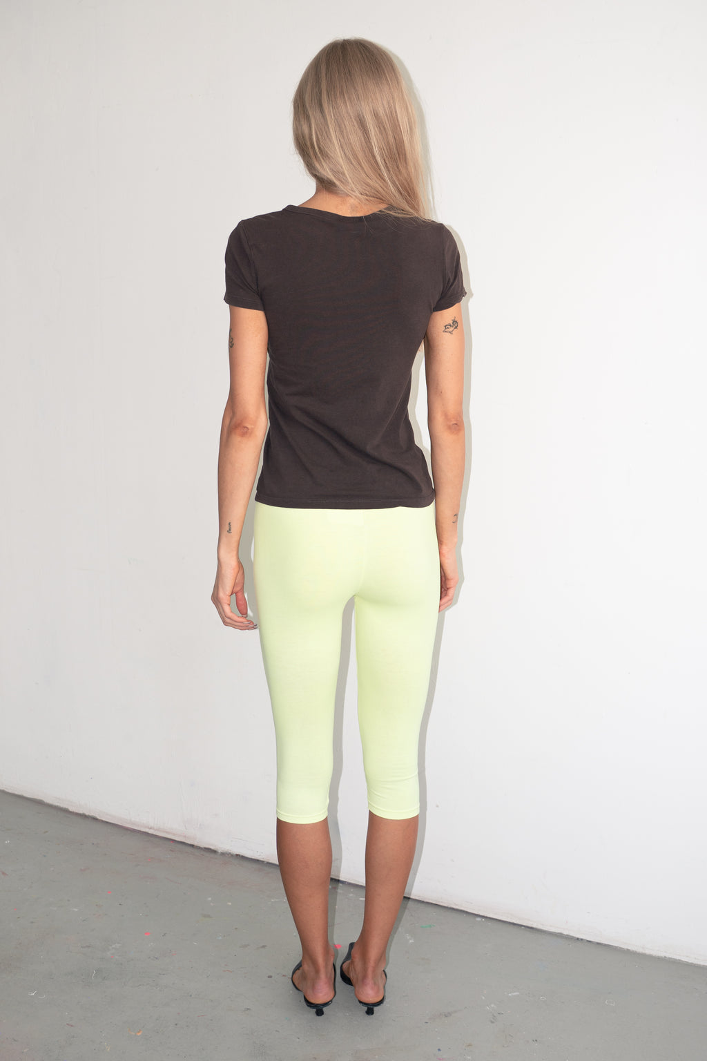 Neon capri leggings - Size S/M