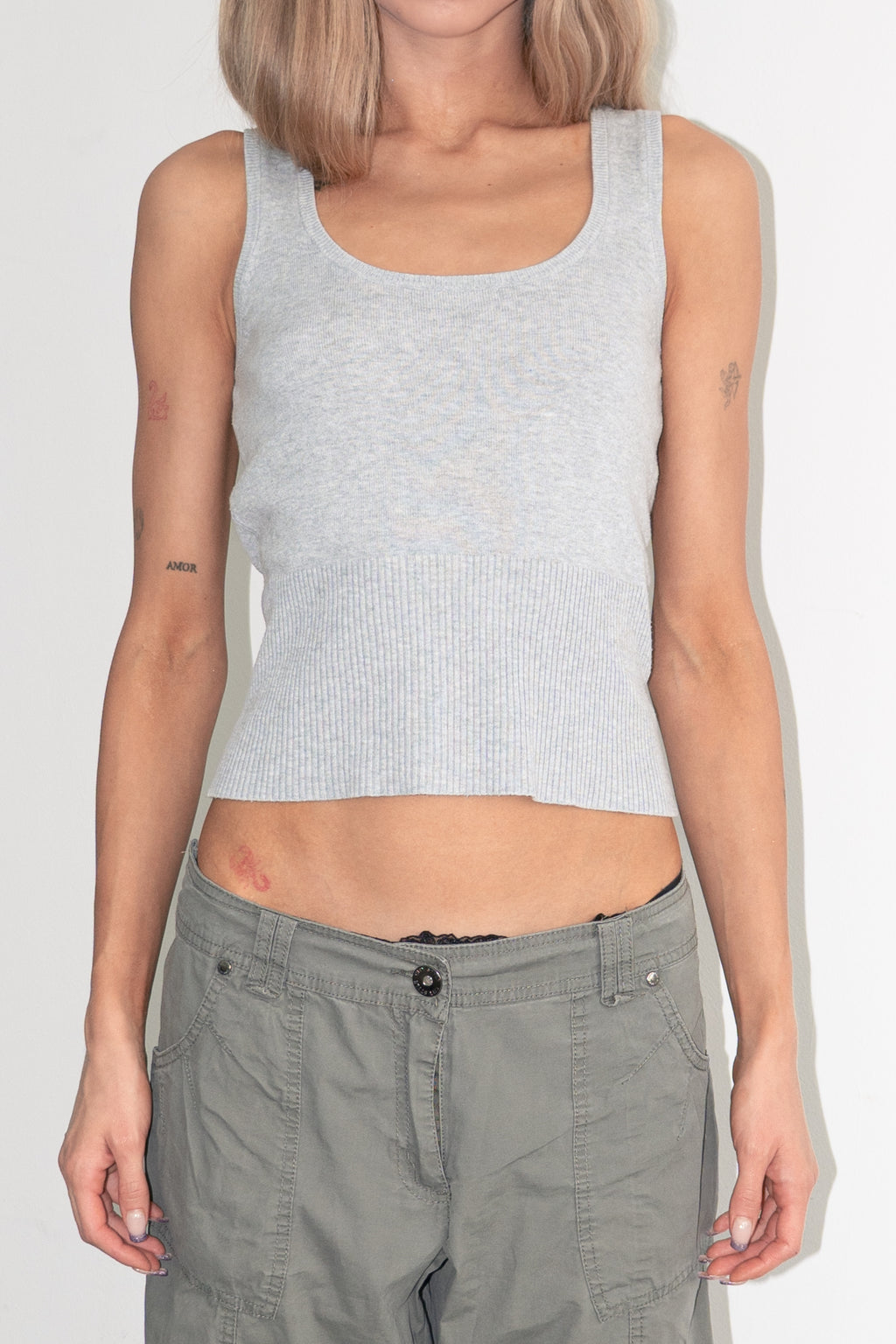 Grey top - Size S