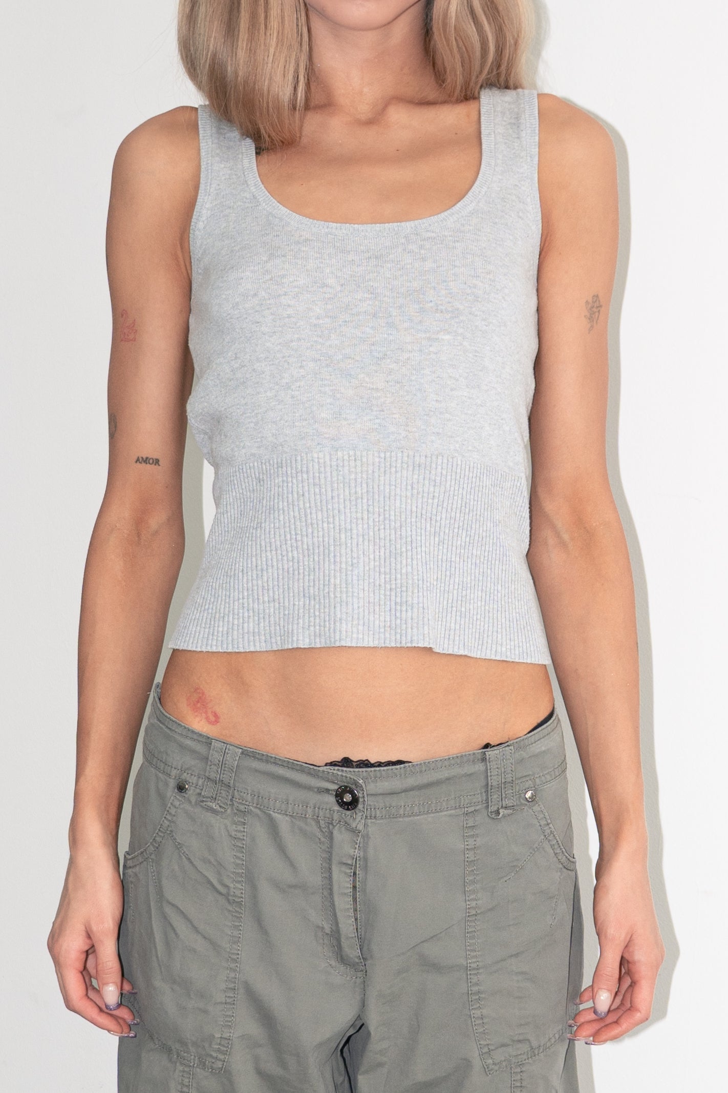 Grey top - Size S