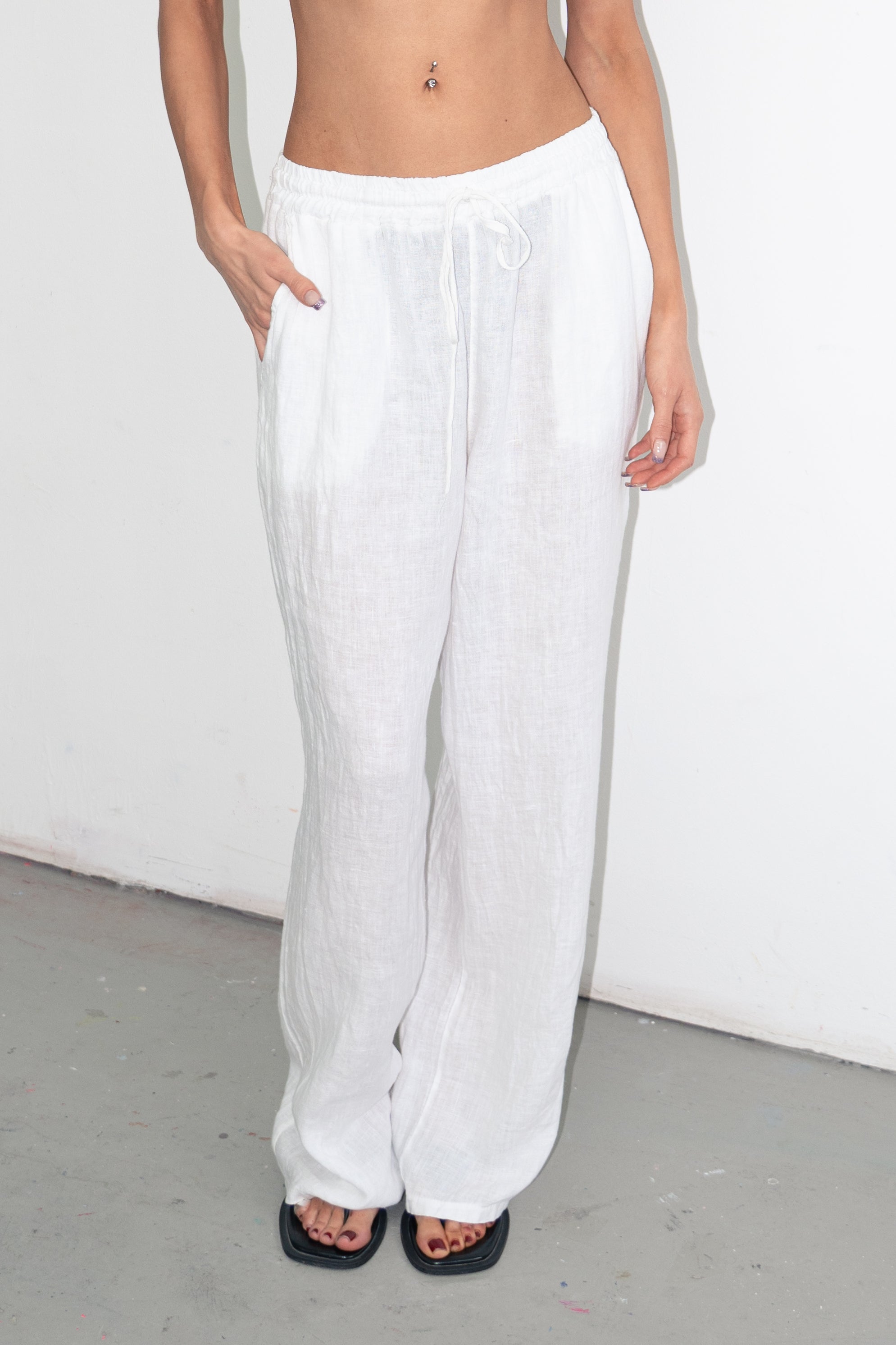White Beach Bottoms - Size L
