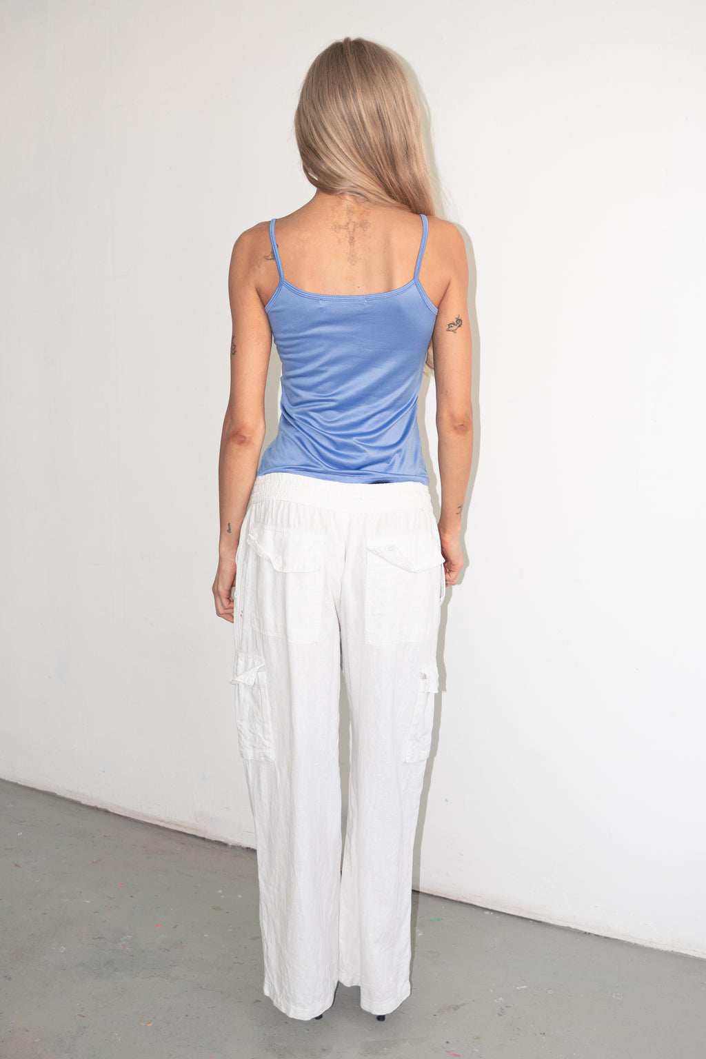 Blue Strap Top - Size XS