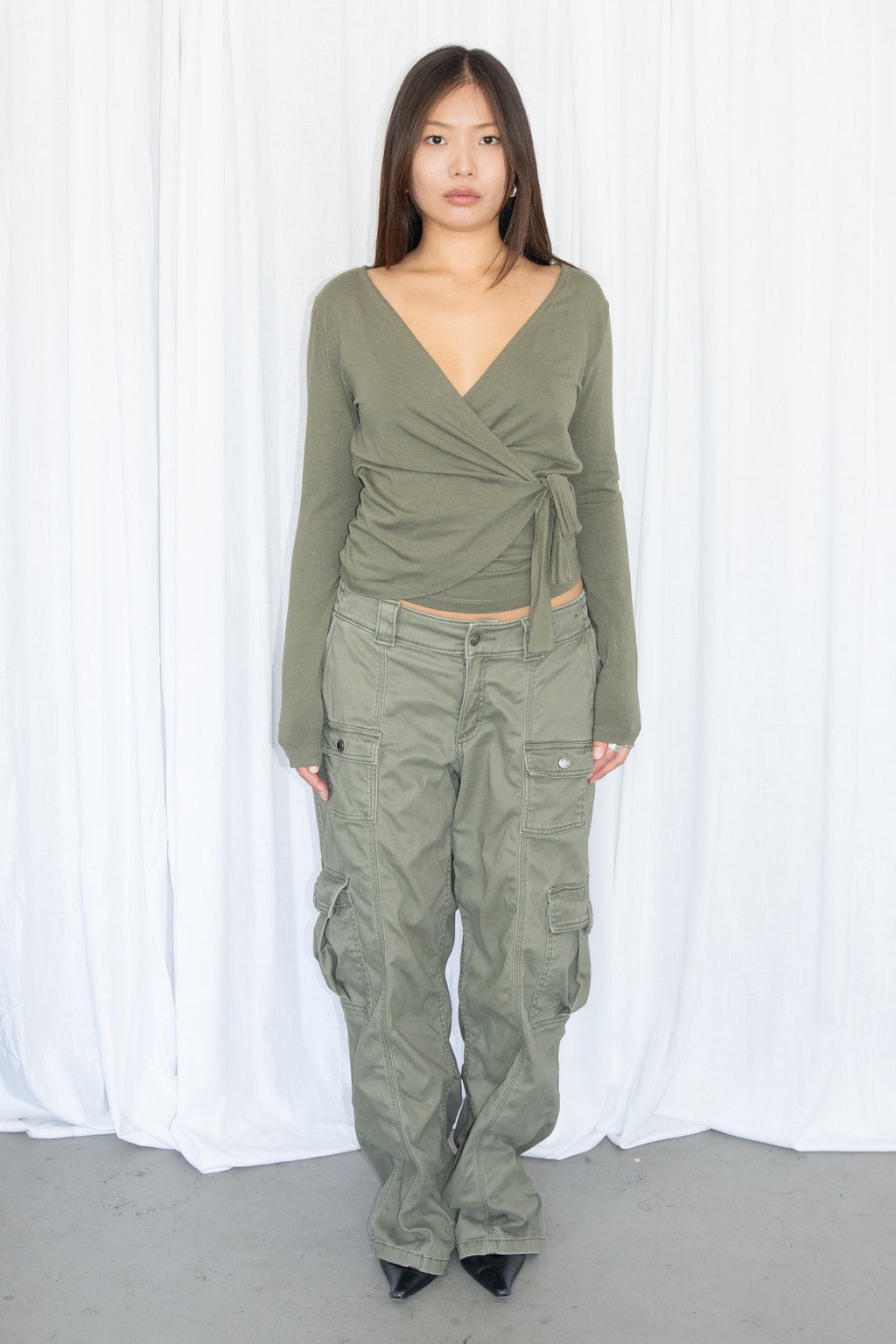 Green Utility Cargo Pants - Size M/L