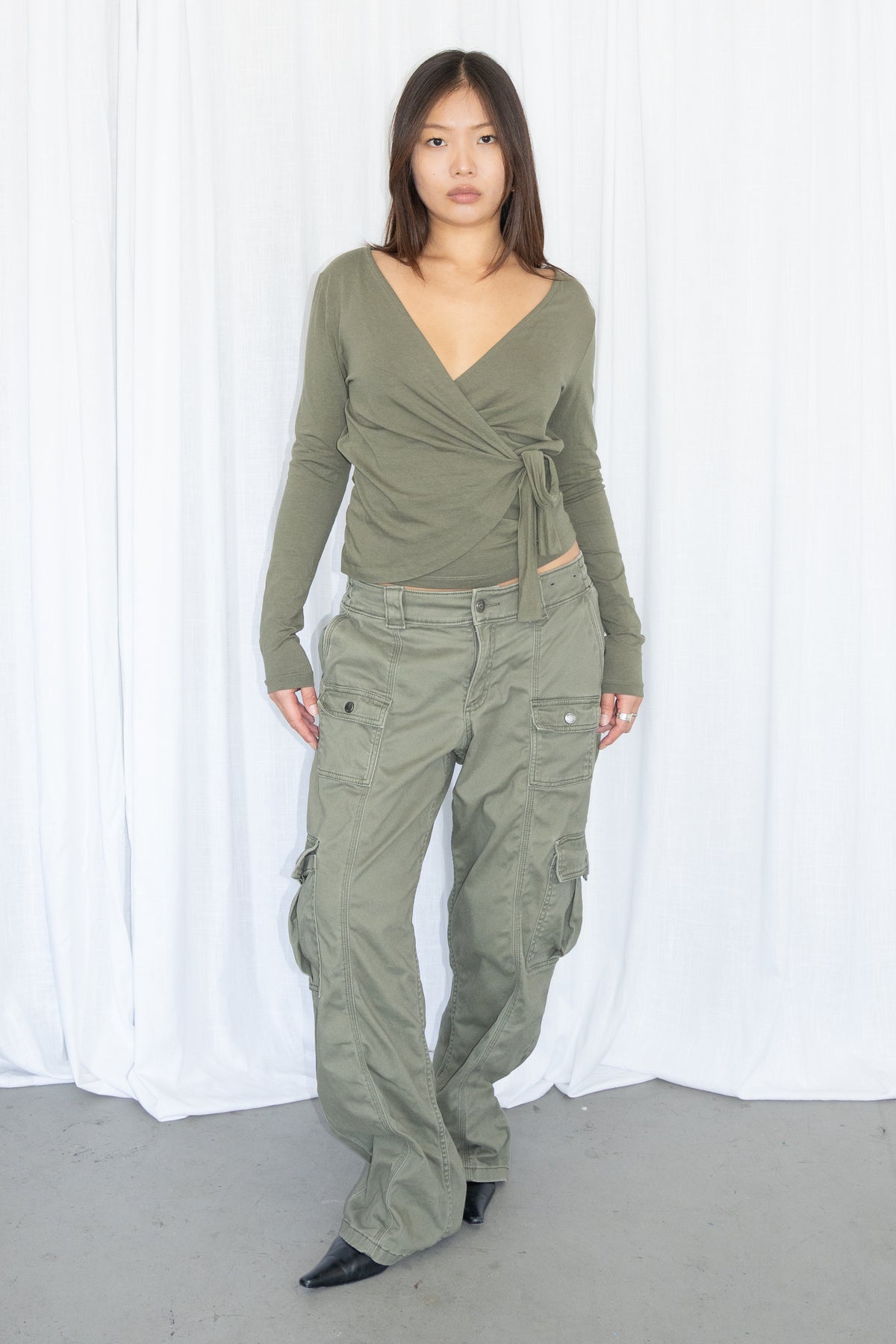 Green Utility Cargo Pants - Size M/L