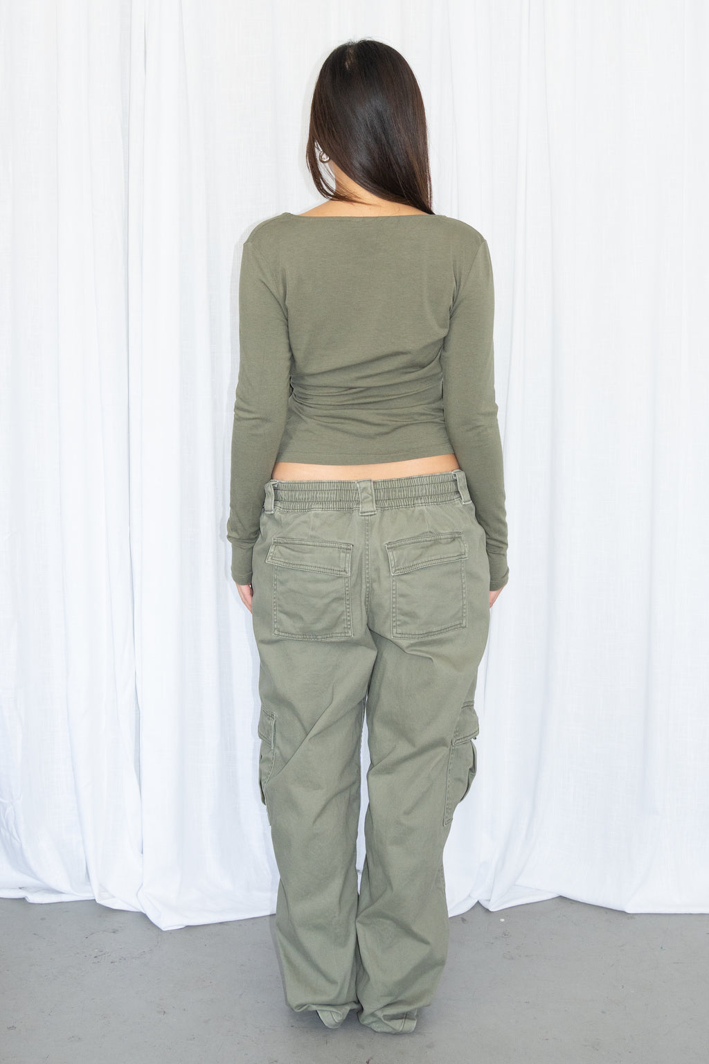 Green Utility Cargo Pants - Size M/L