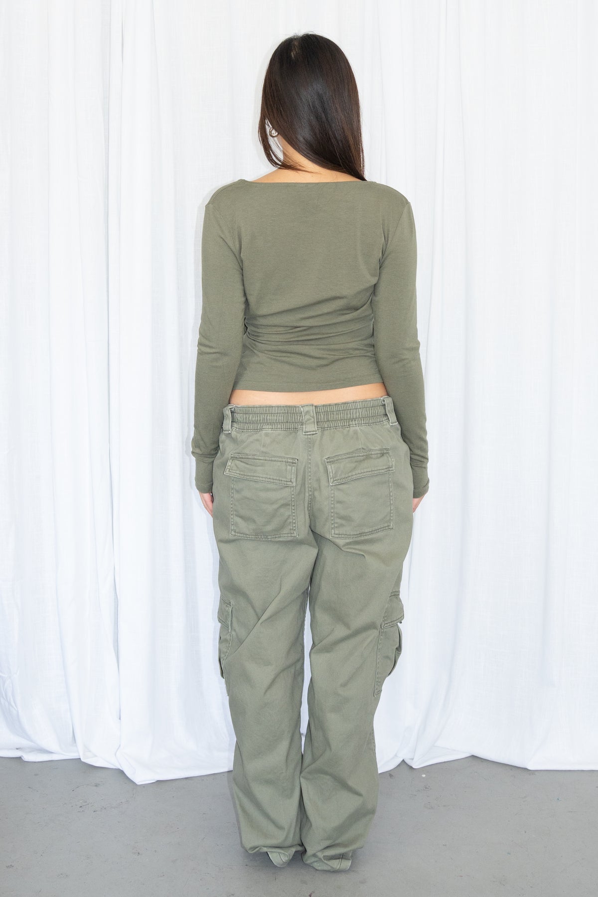 Green Utility Cargo Pants - Size M/L