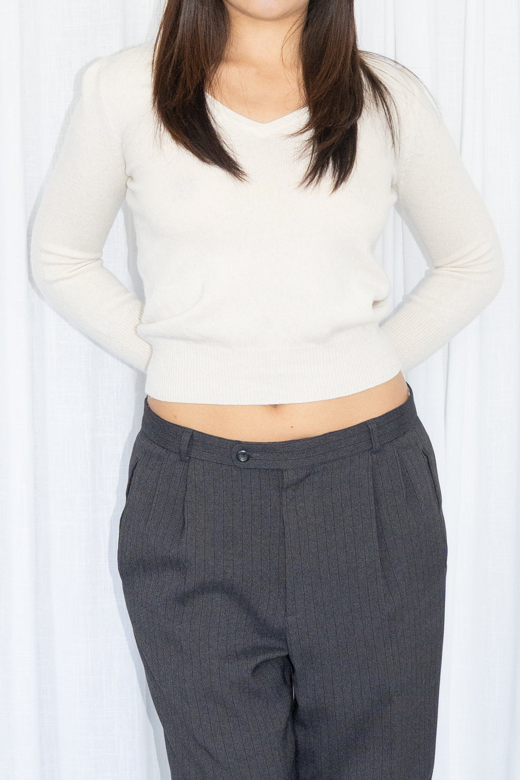 Off-White Sweater 70% Virgin wool, 30% Cashmere - Size S