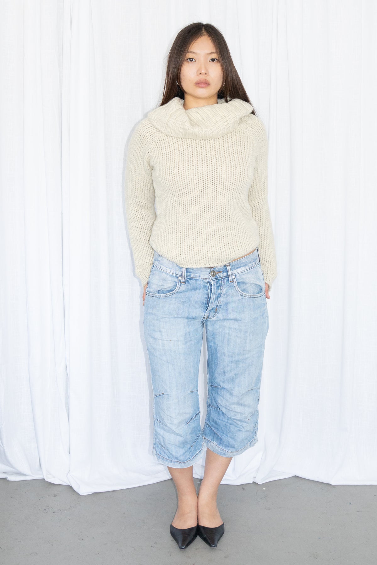 Beige Wool Knit - Size S