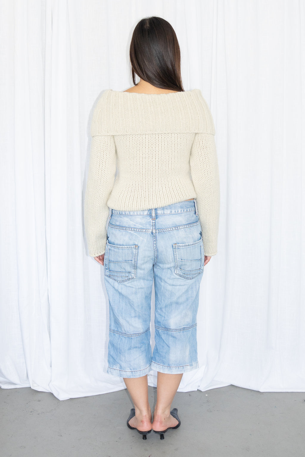 Beige Wool Knit - Size S