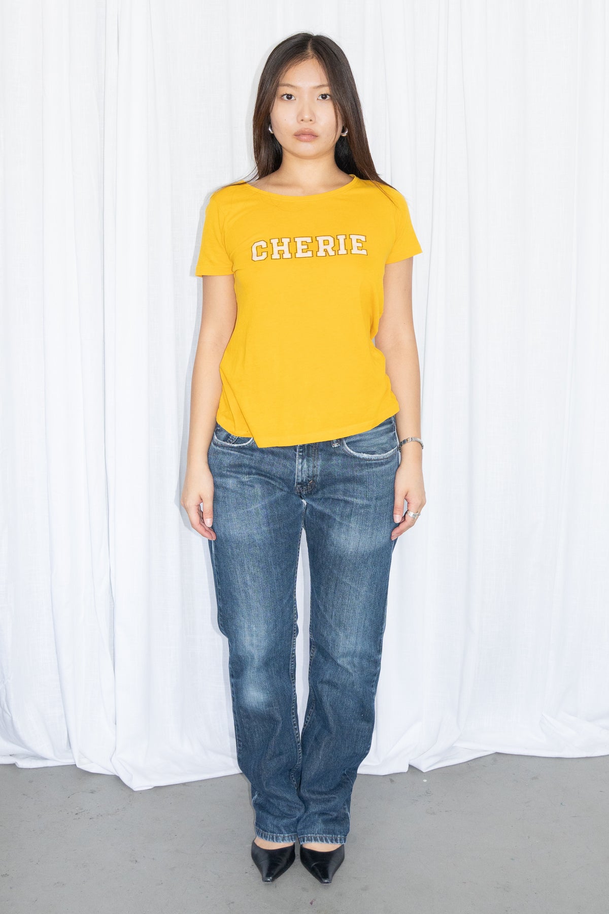 Yellow Graphic T-Shirt - Size S