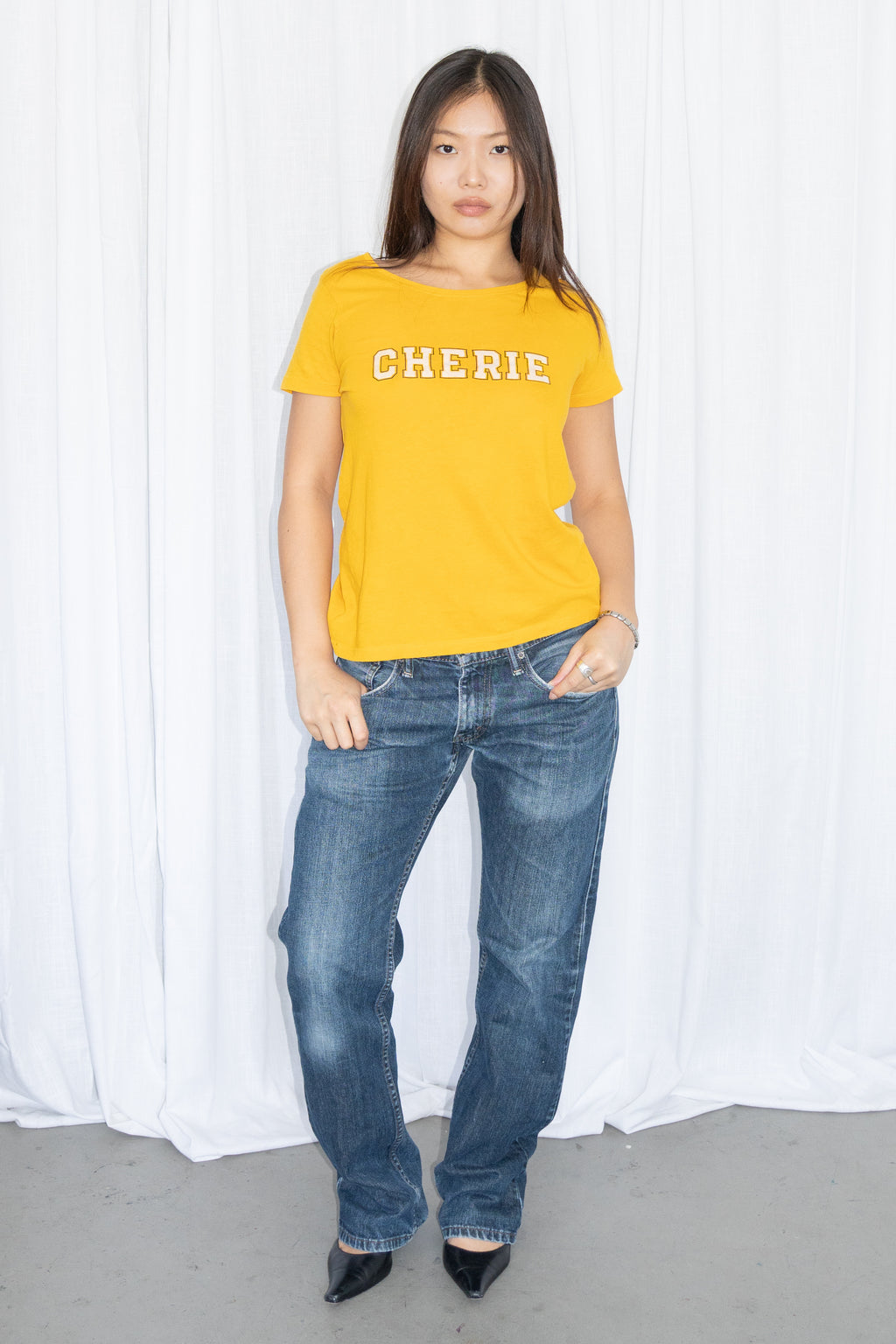Yellow Graphic T-Shirt - Size S