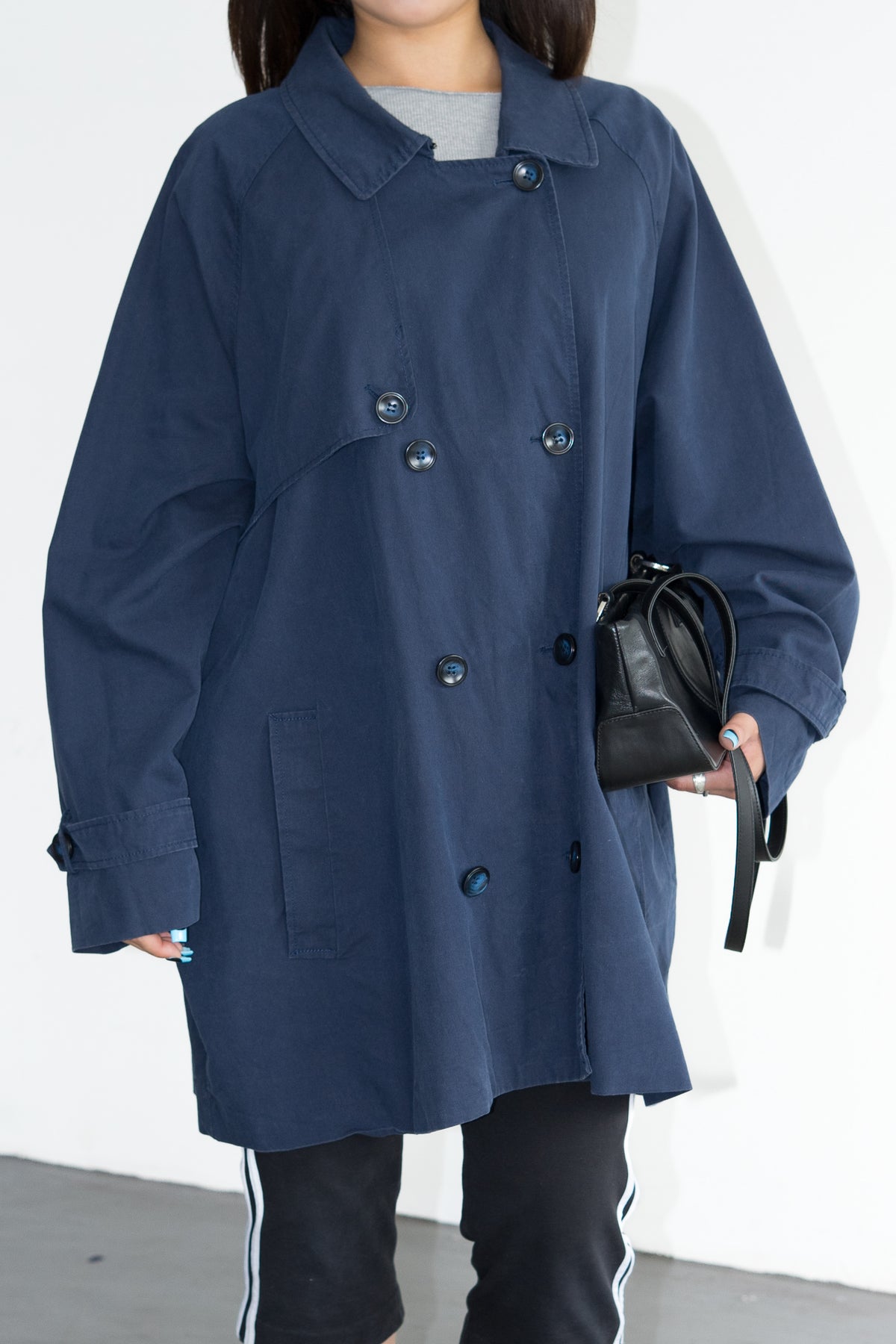 Navy Trench - Size XXXL