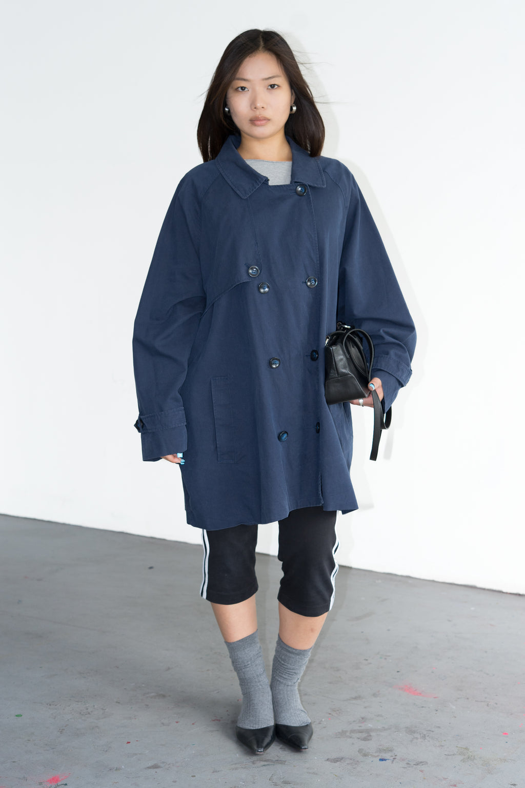 Navy Trench - Size XXXL