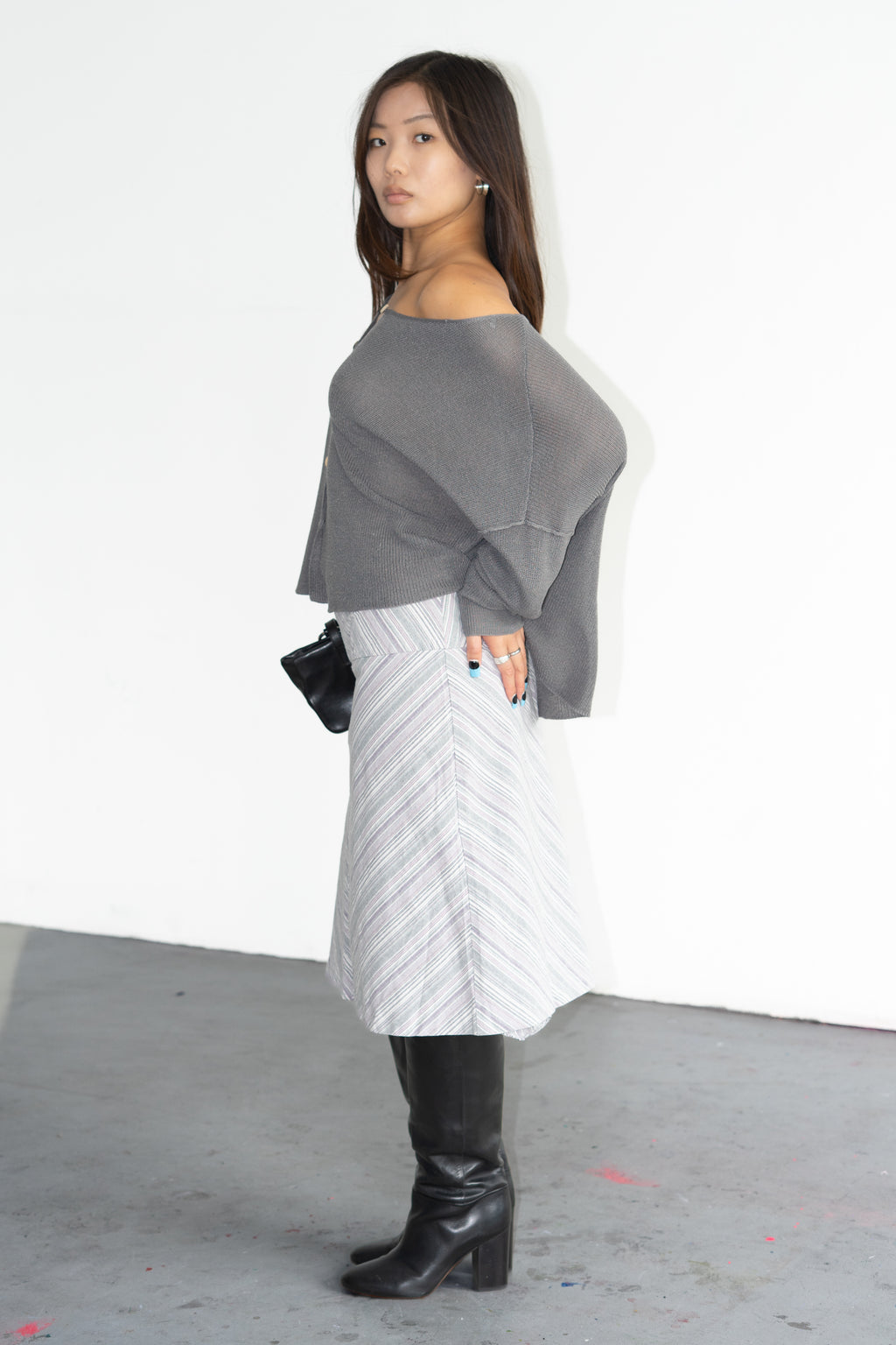 Grey Cardigan - Size L