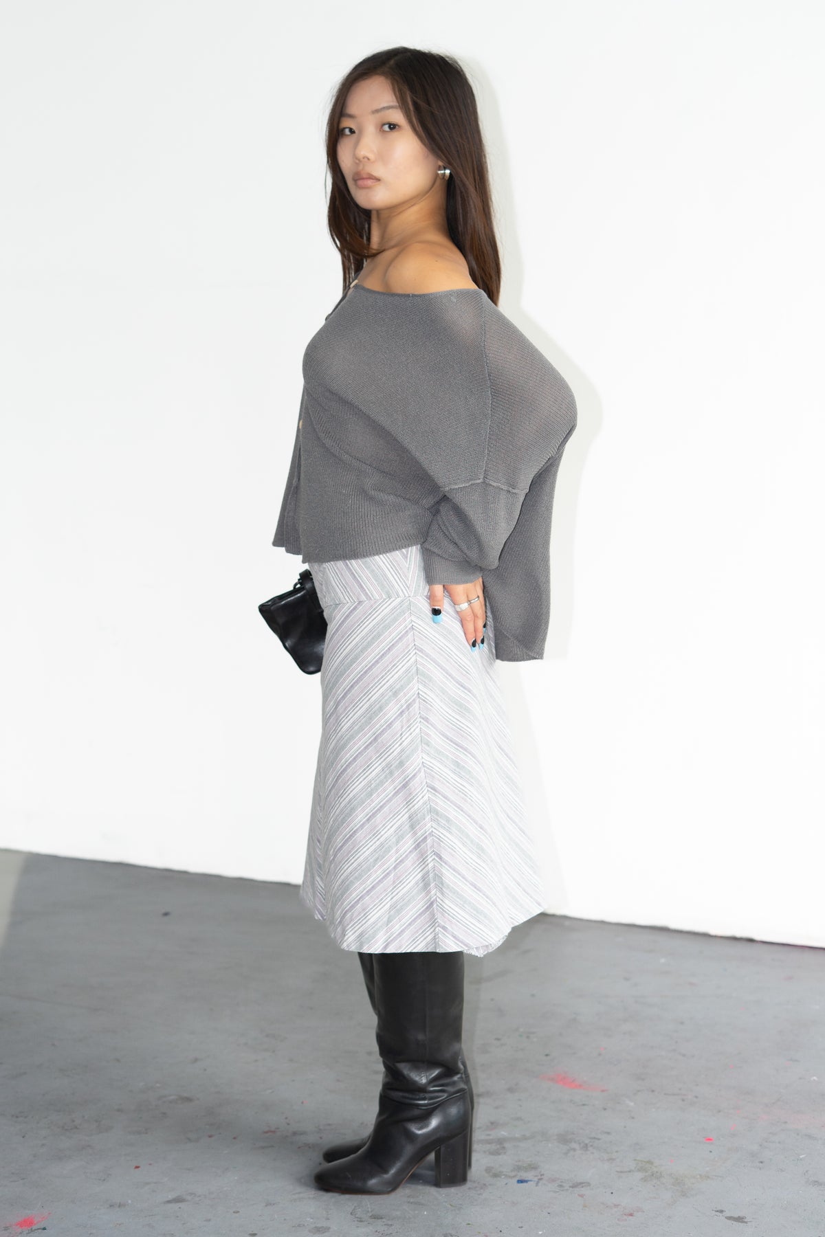 Grey Cardigan - Size L