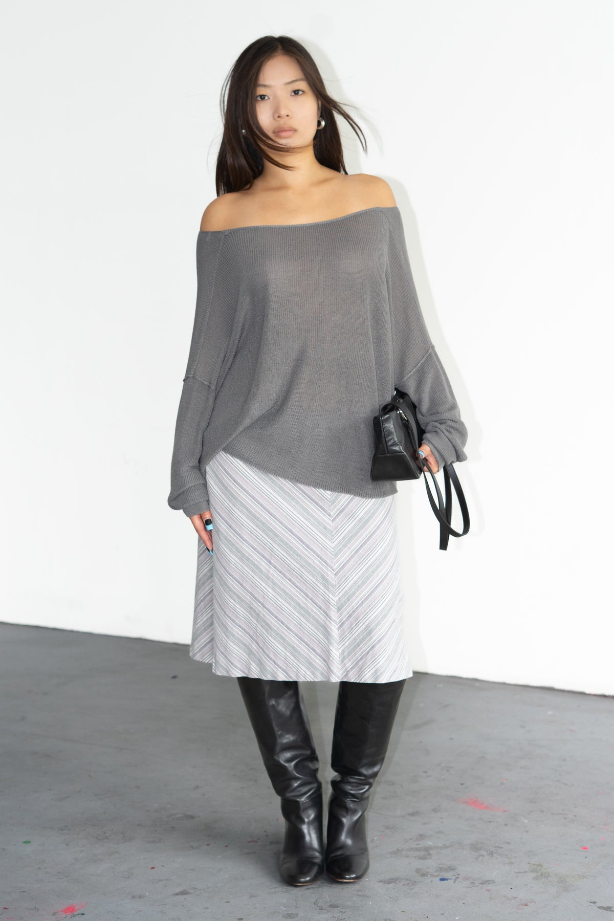 Grey Cardigan - Size L