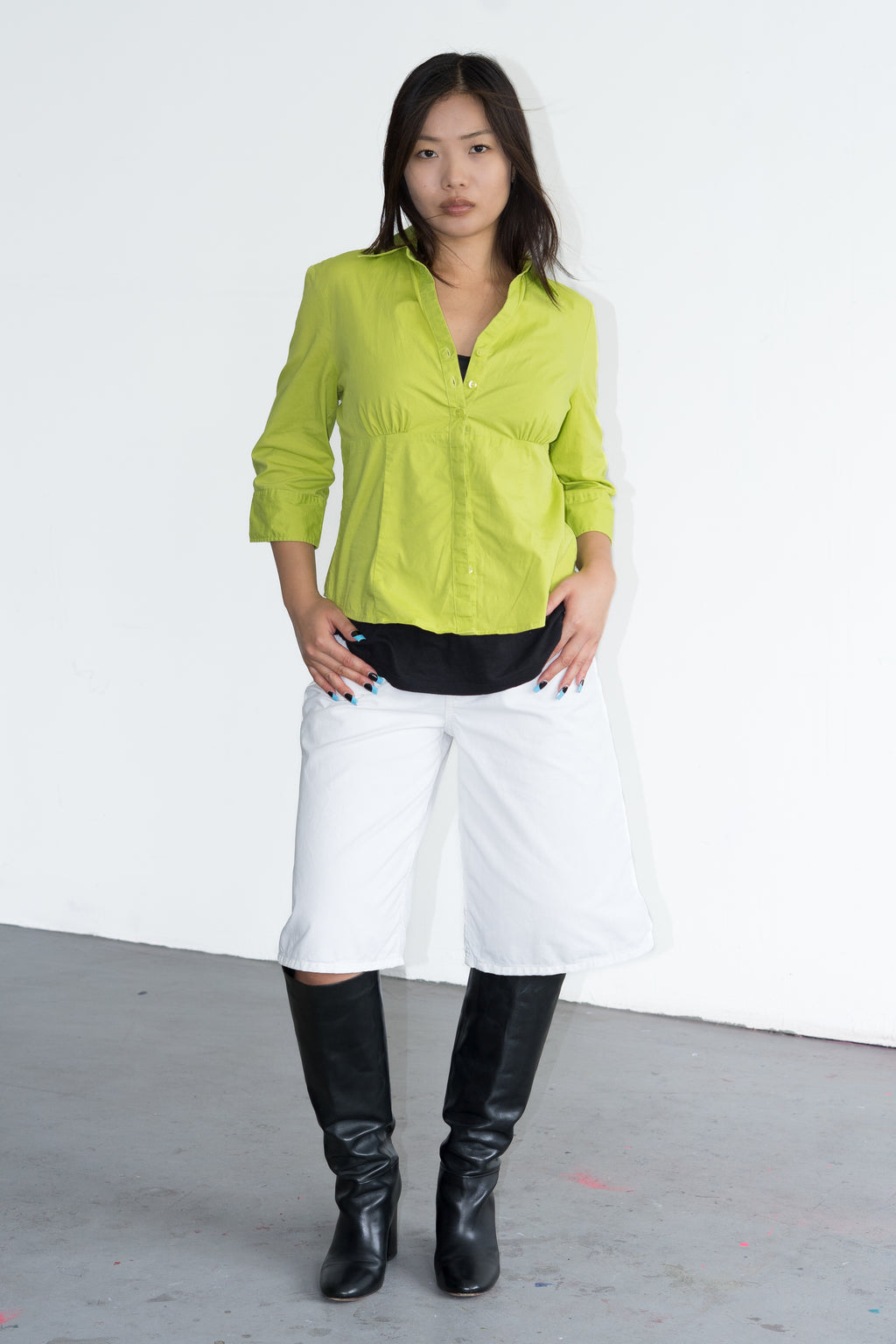 Lime Blouse - Size L
