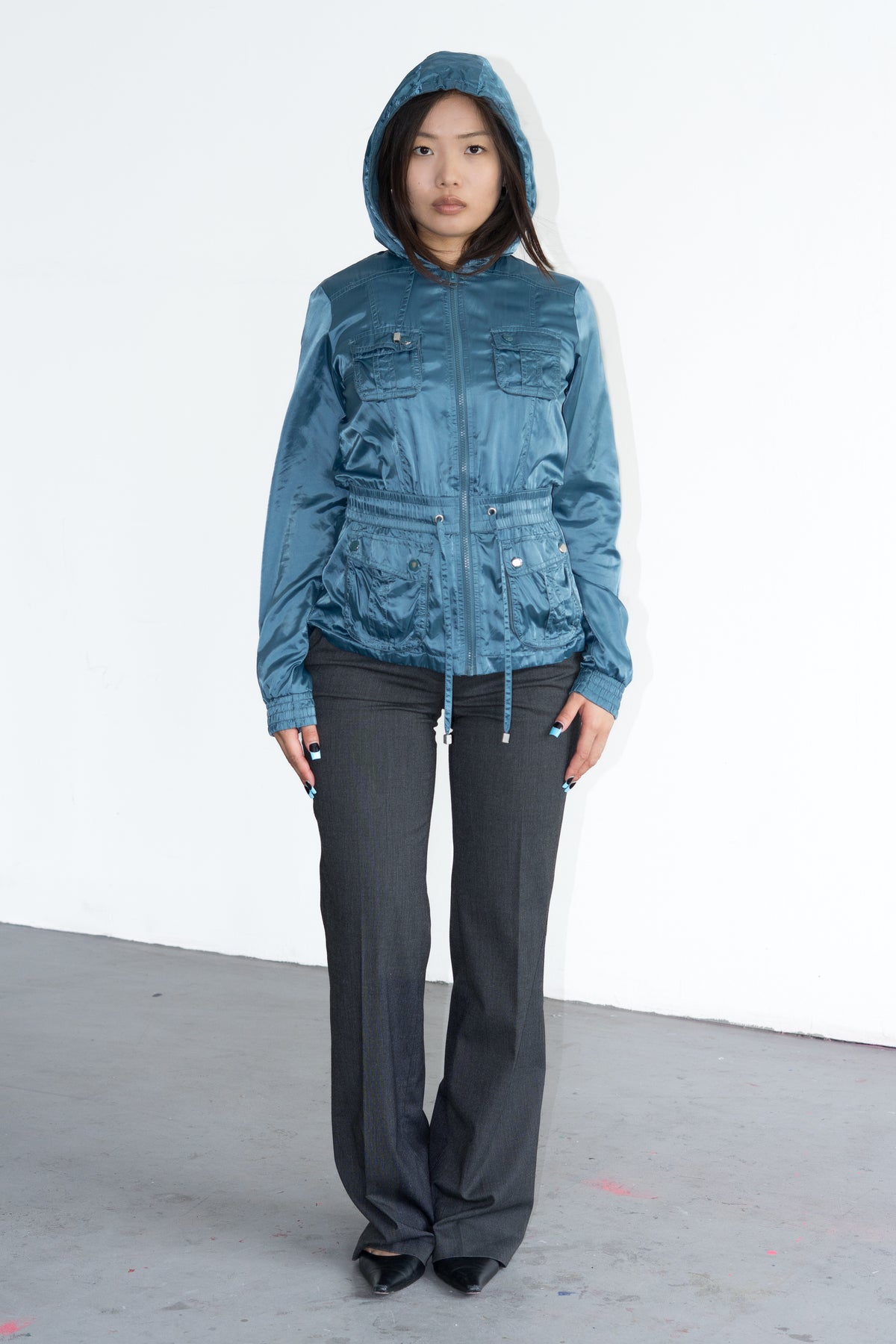 Petrol Blue Jacket - Size S