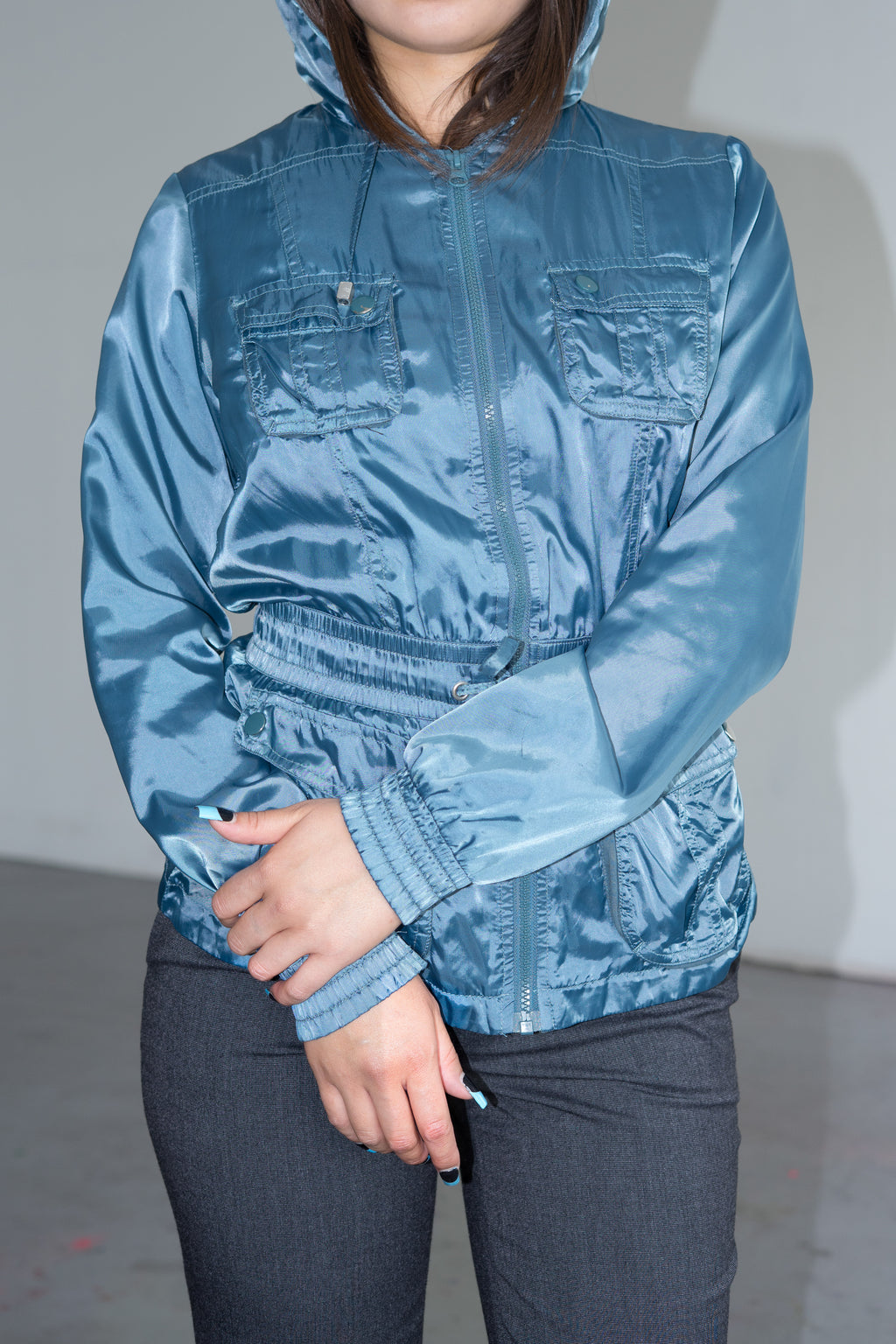 Petrol Blue Jacket - Size S