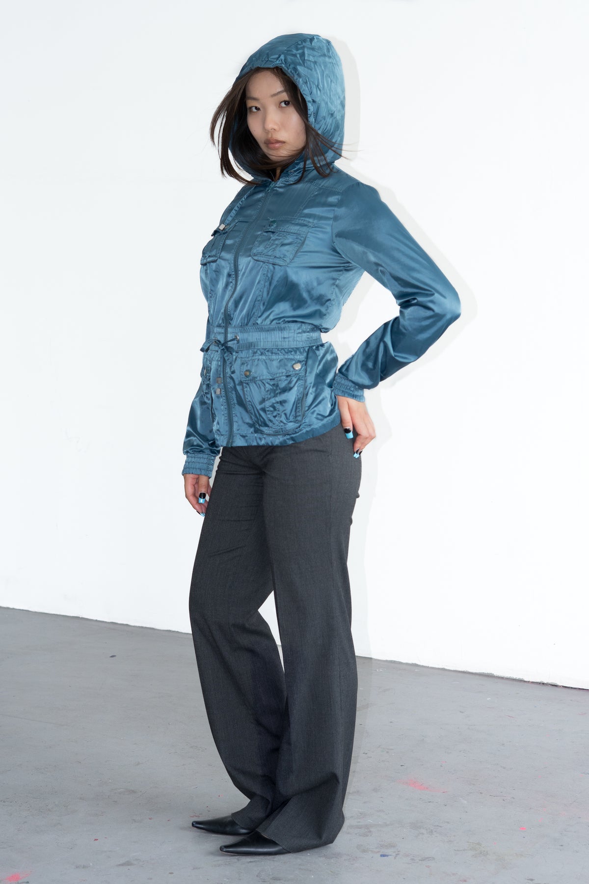 Petrol Blue Jacket - Size S