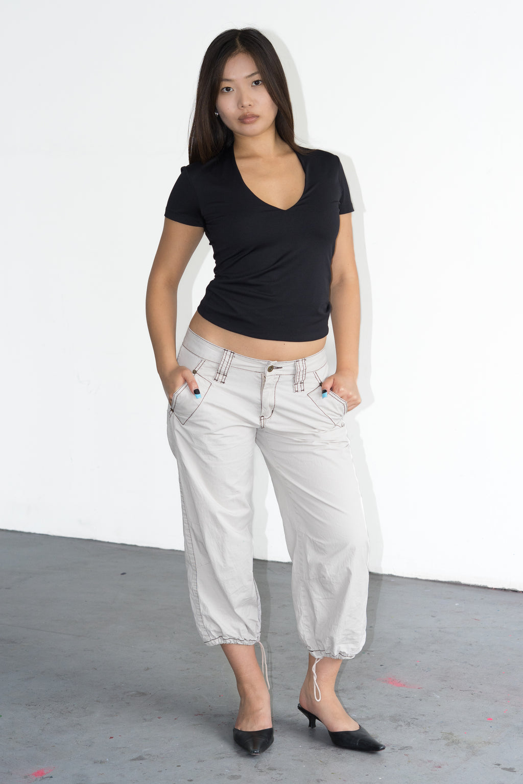 Pinky Greige Bottoms 3 ways to wear - Size L