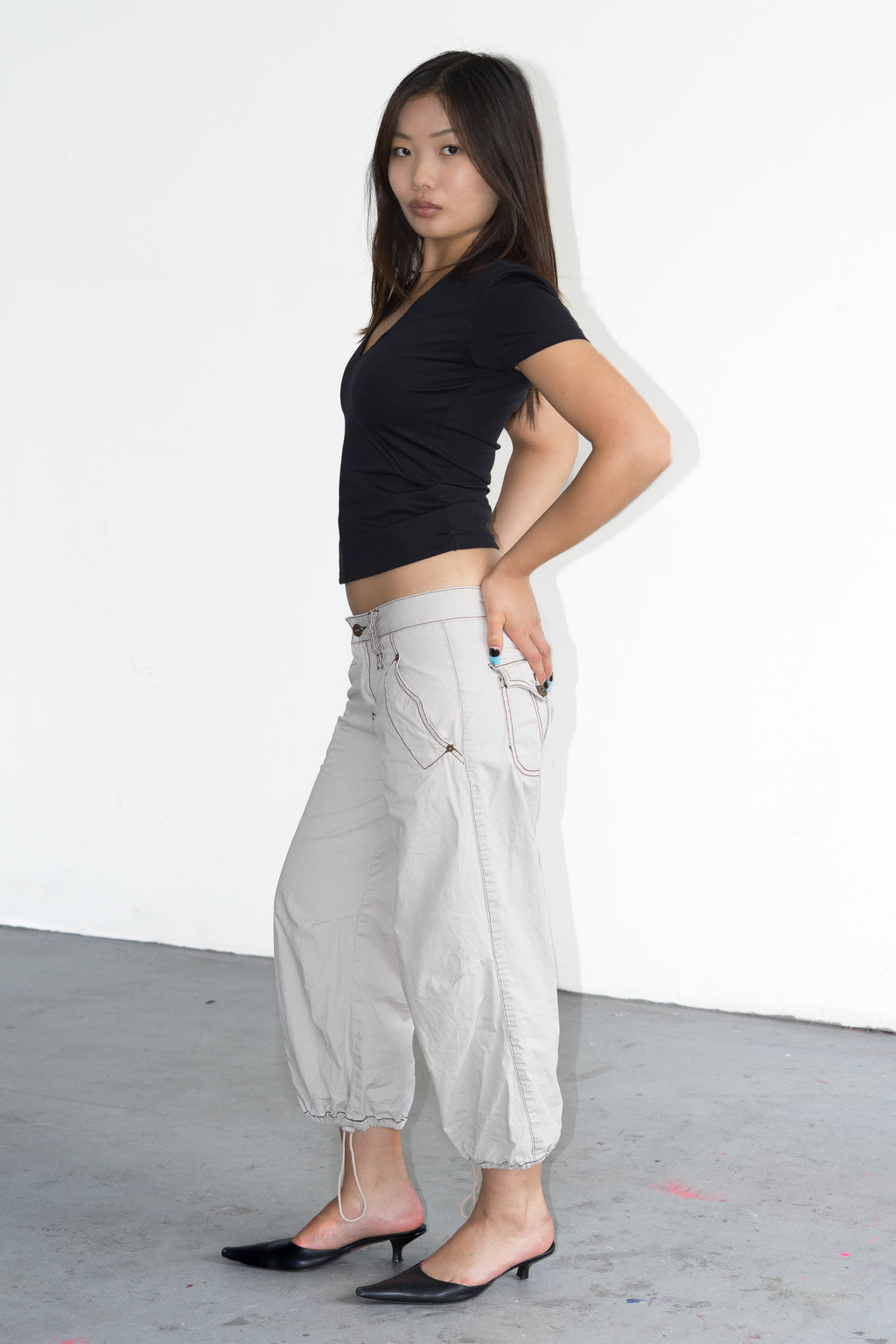 Pinky Greige Bottoms 3 ways to wear - Size L