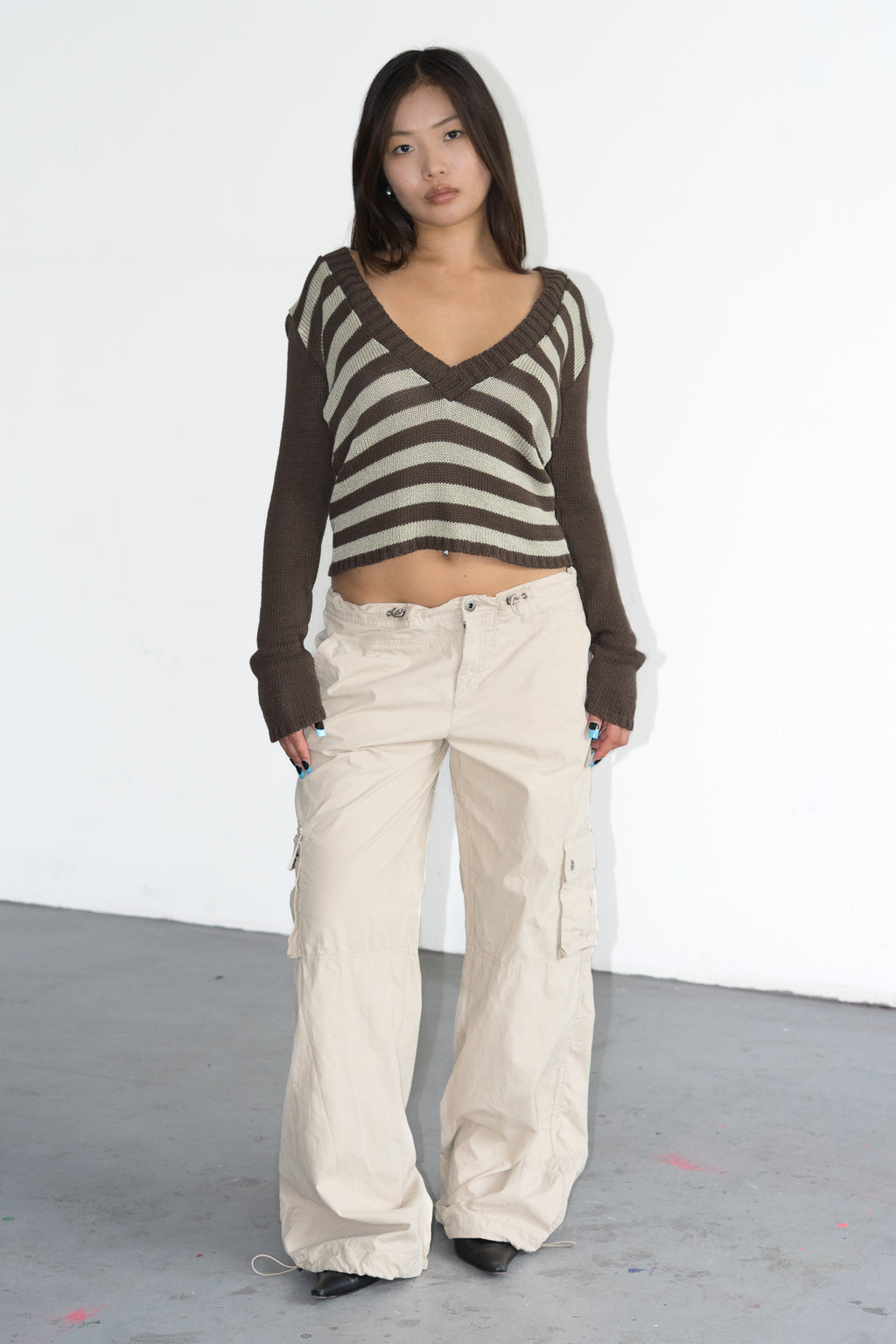Beige Trousers - Size L