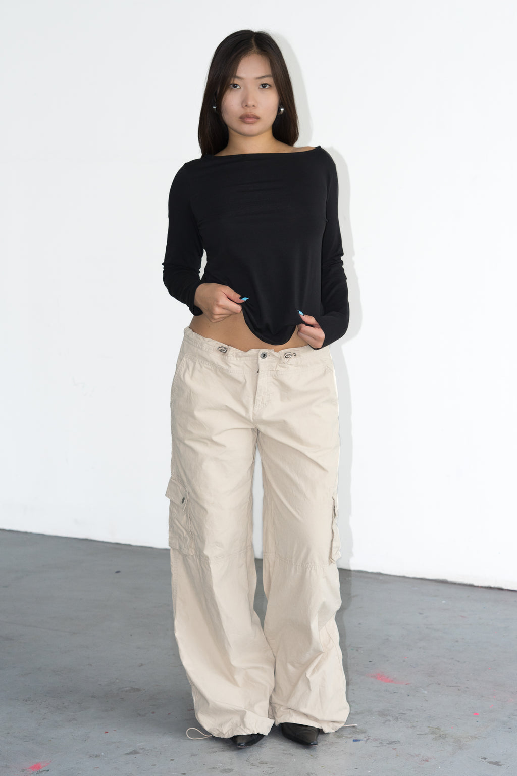 Beige Trousers - Size L