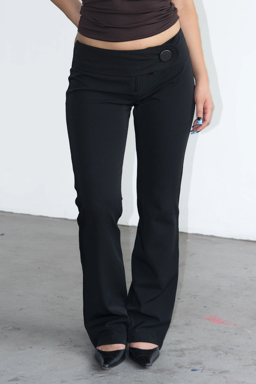 Black Low Waist Trouser Miss Sixty - Size M