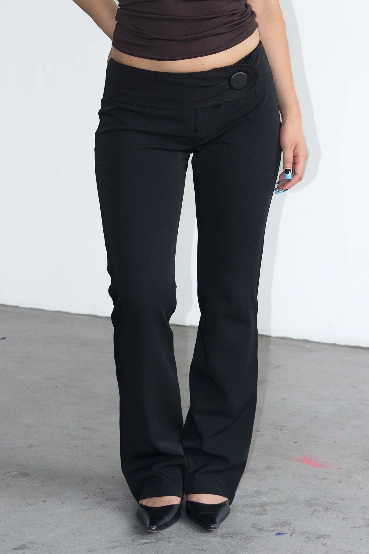 Black Low Waist Trouser Miss Sixty - Size M