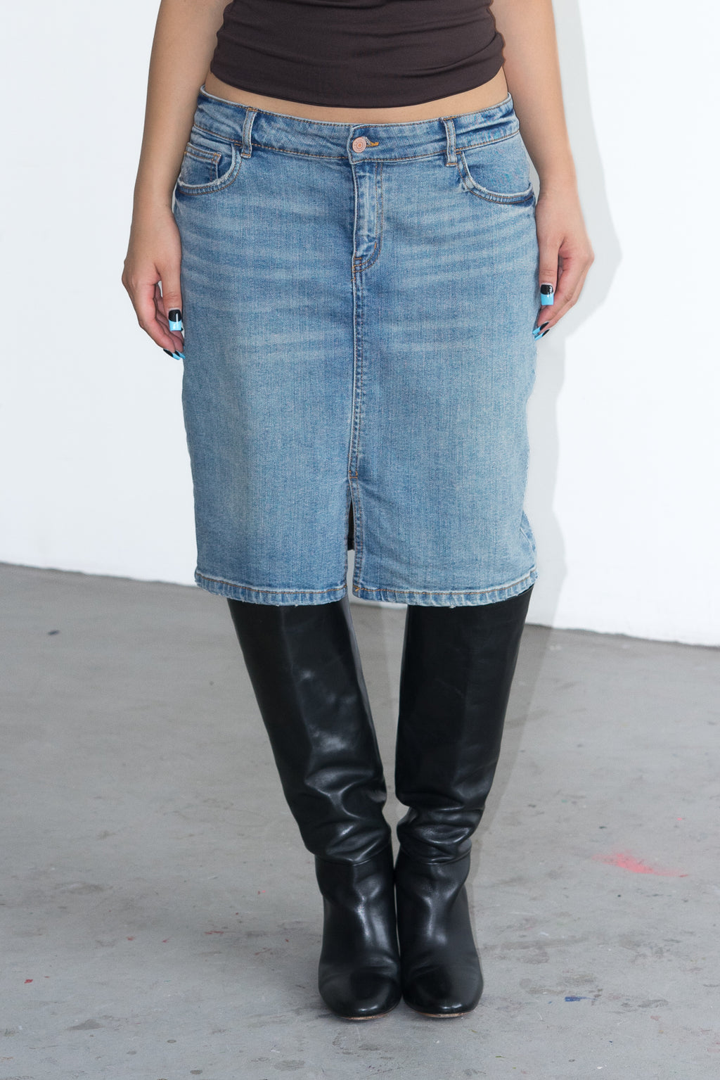 Denim Skirt - Size M/L