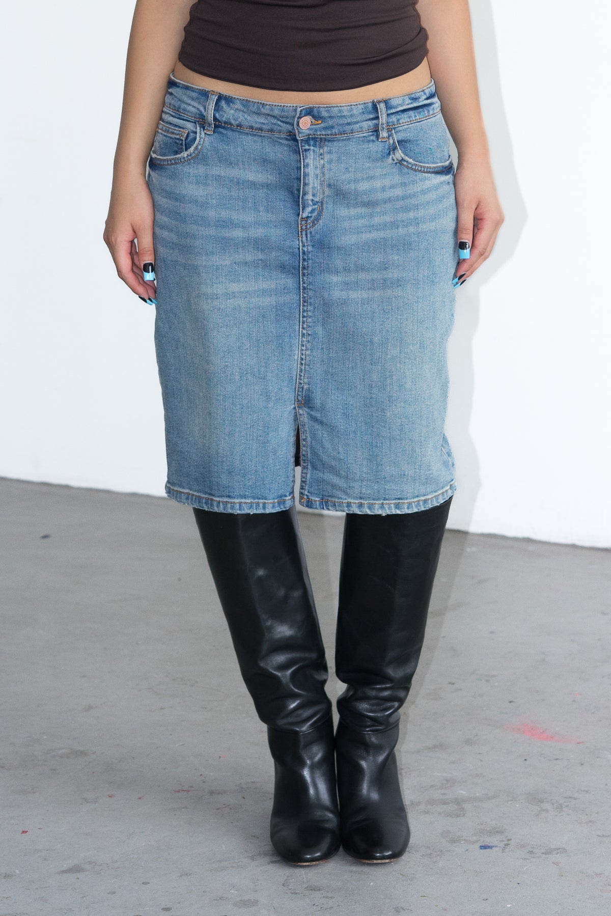 Denim Skirt - Size M/L