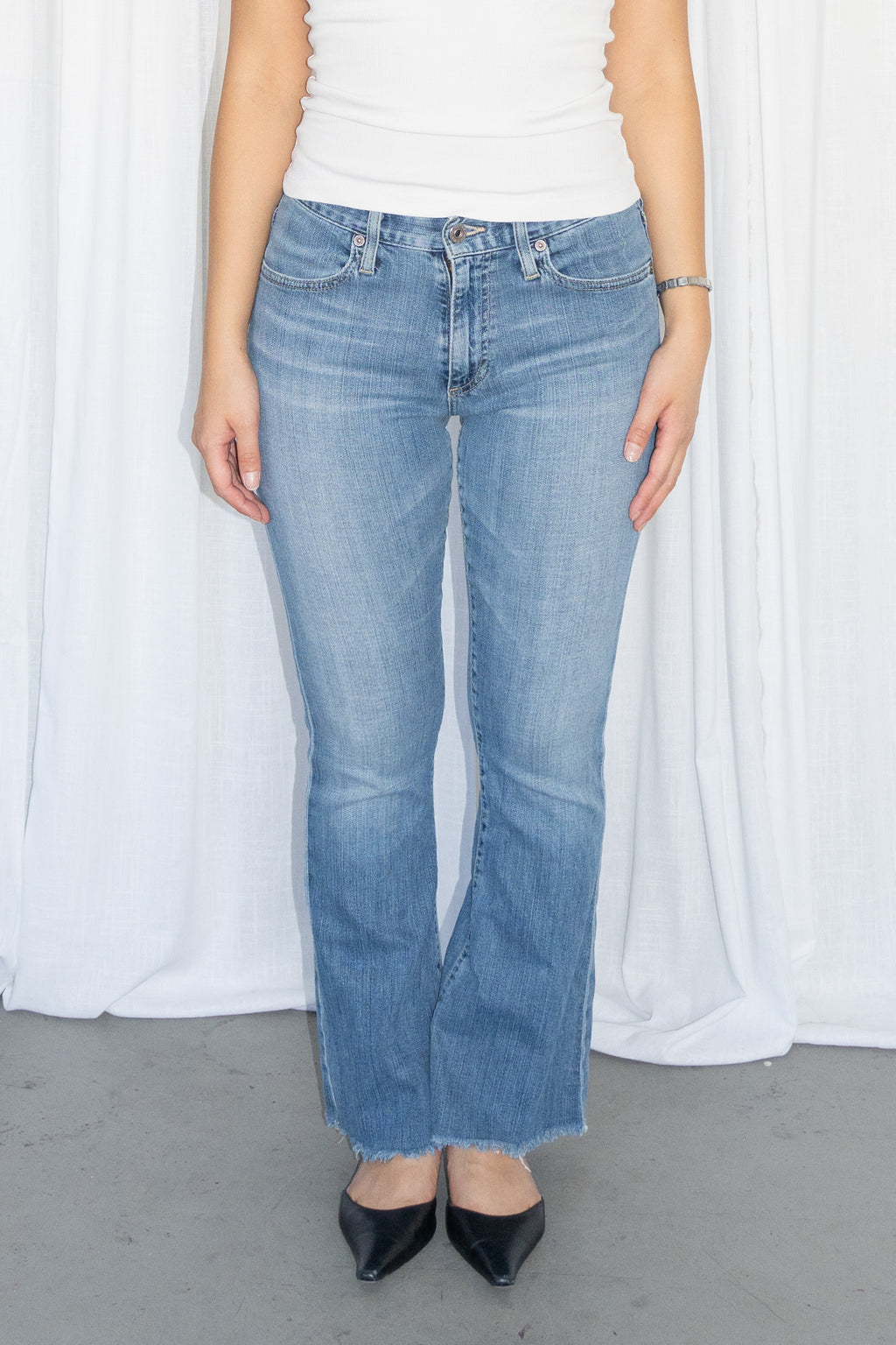Blue Bootcut Jeans - Size S/S-M