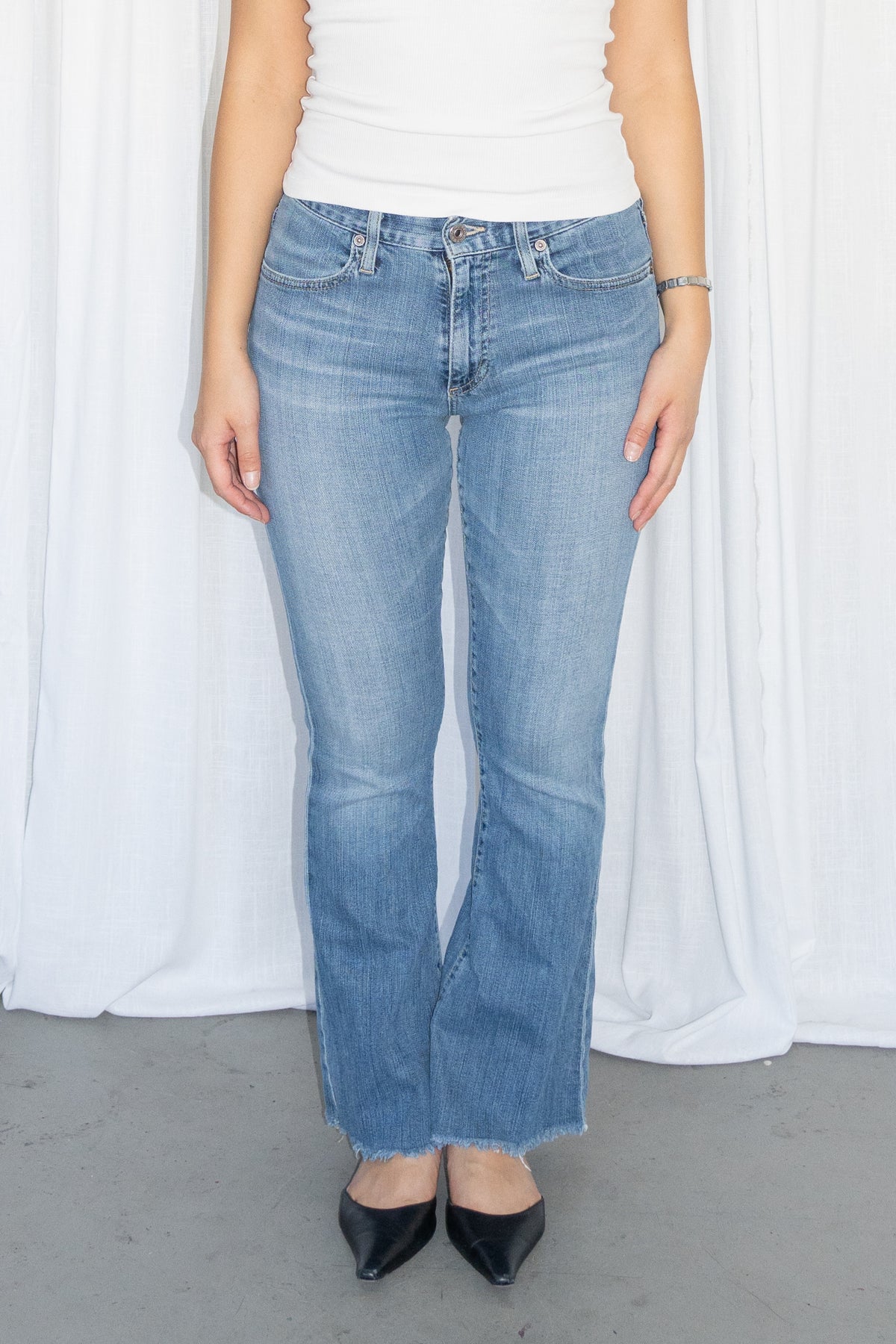 Blue Bootcut Jeans - Size S/S-M