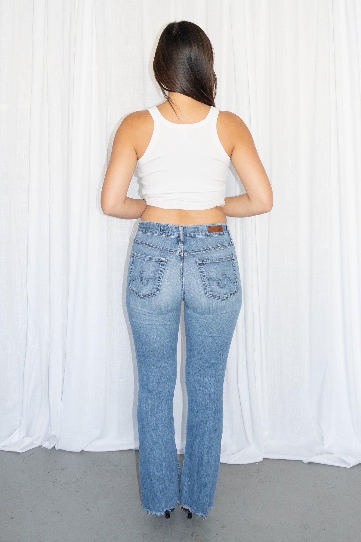 Blue Bootcut Jeans - Size S/S-M