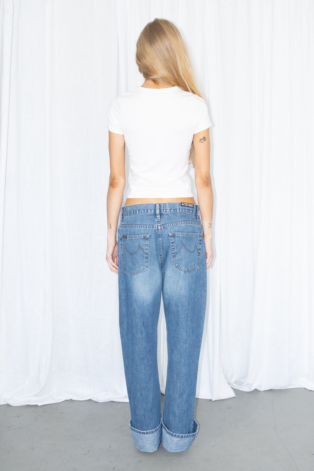 Oversized Denim Jeans - Size M