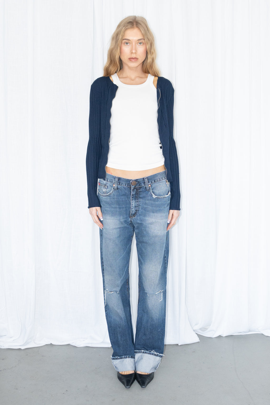 Gimaguas Thin Cardigan Zipper - Size M