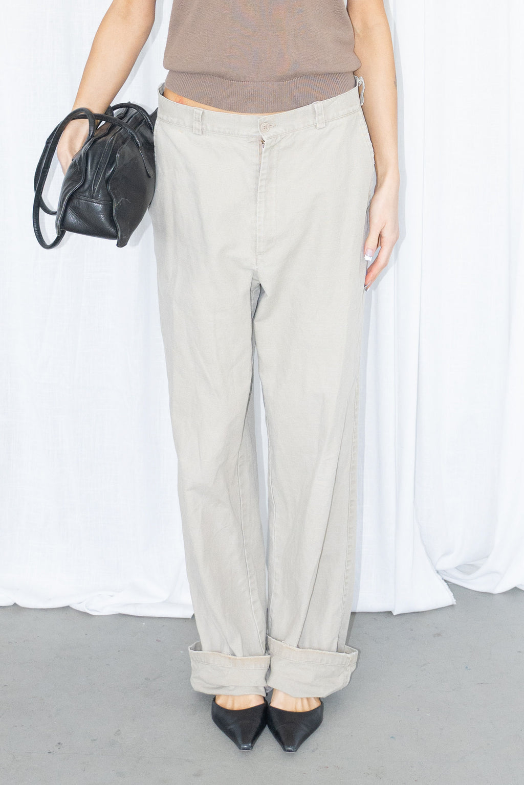 Beige Trousers - Size M