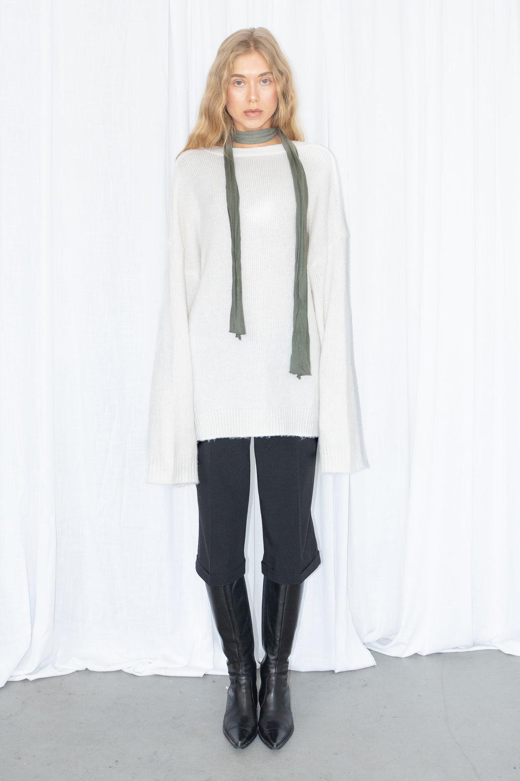 Off-White Oversized Knit Cardigan - Size L