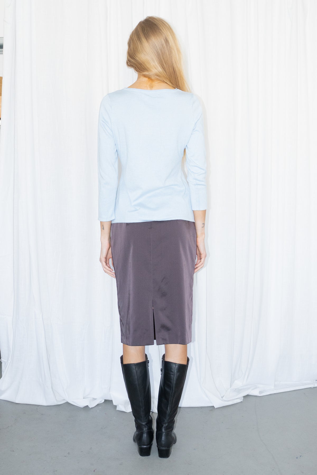 Light Blue Knit Sweater - Size S