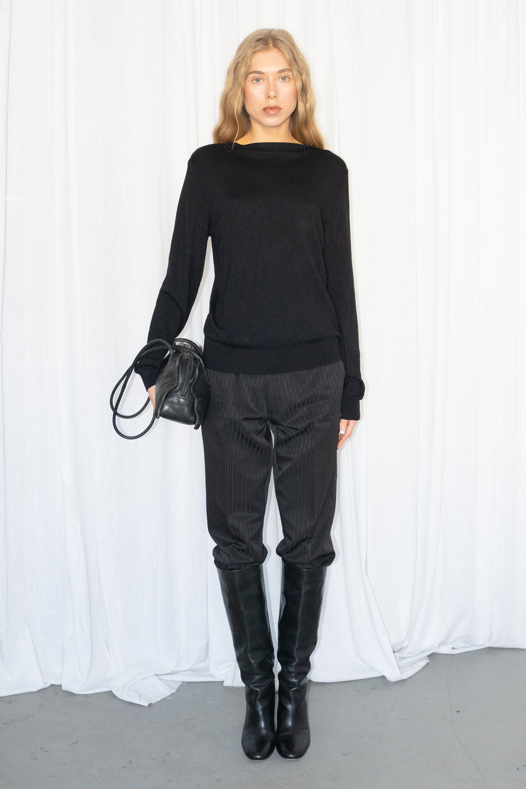 Black Cardigan - Size M