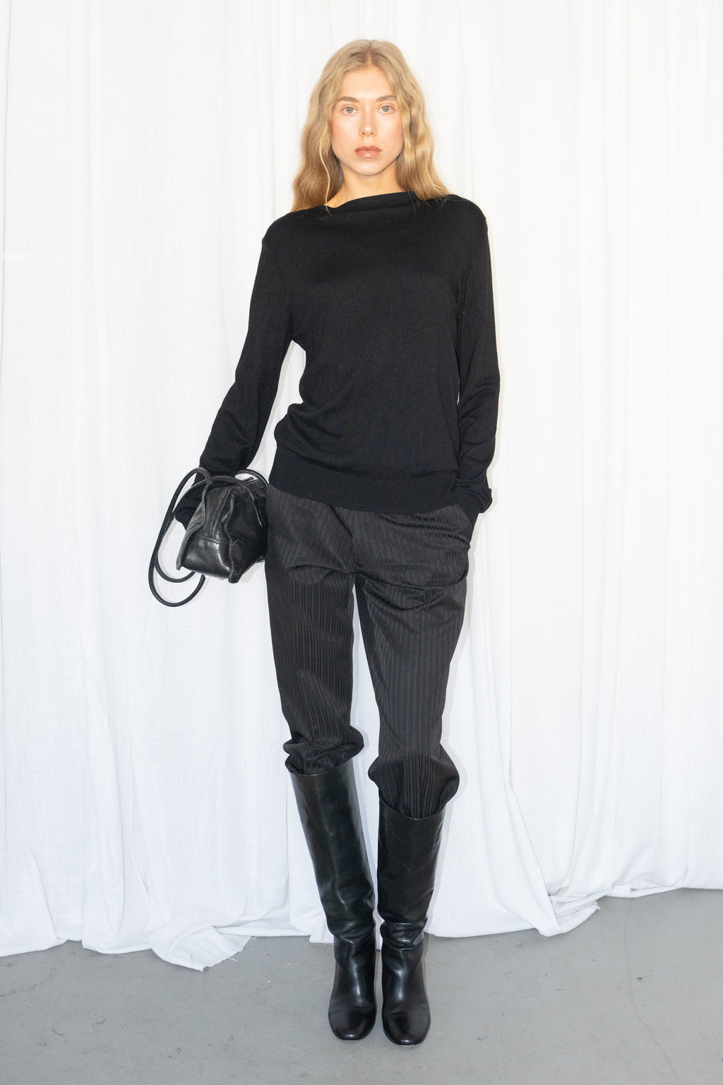 Black Cardigan - Size M