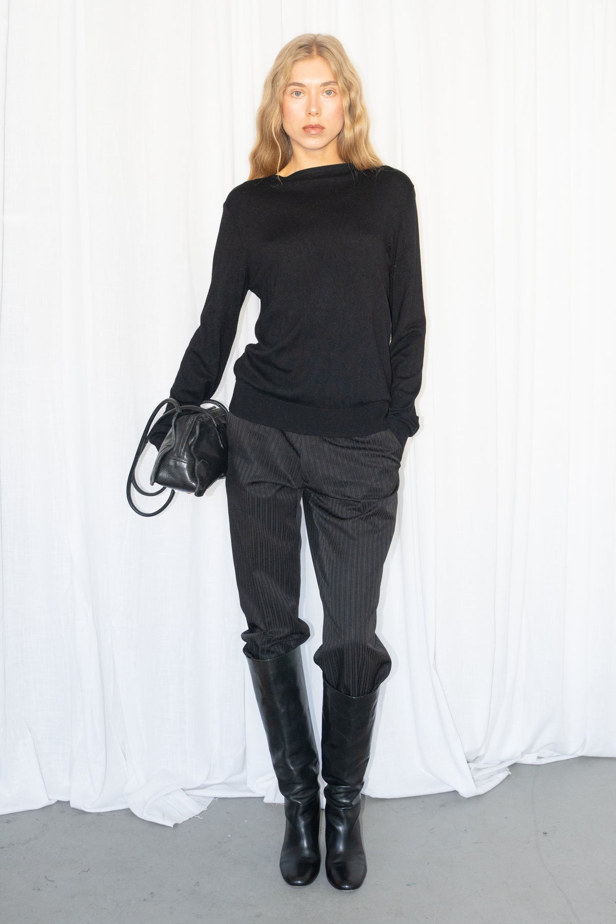 Black Cardigan - Size M